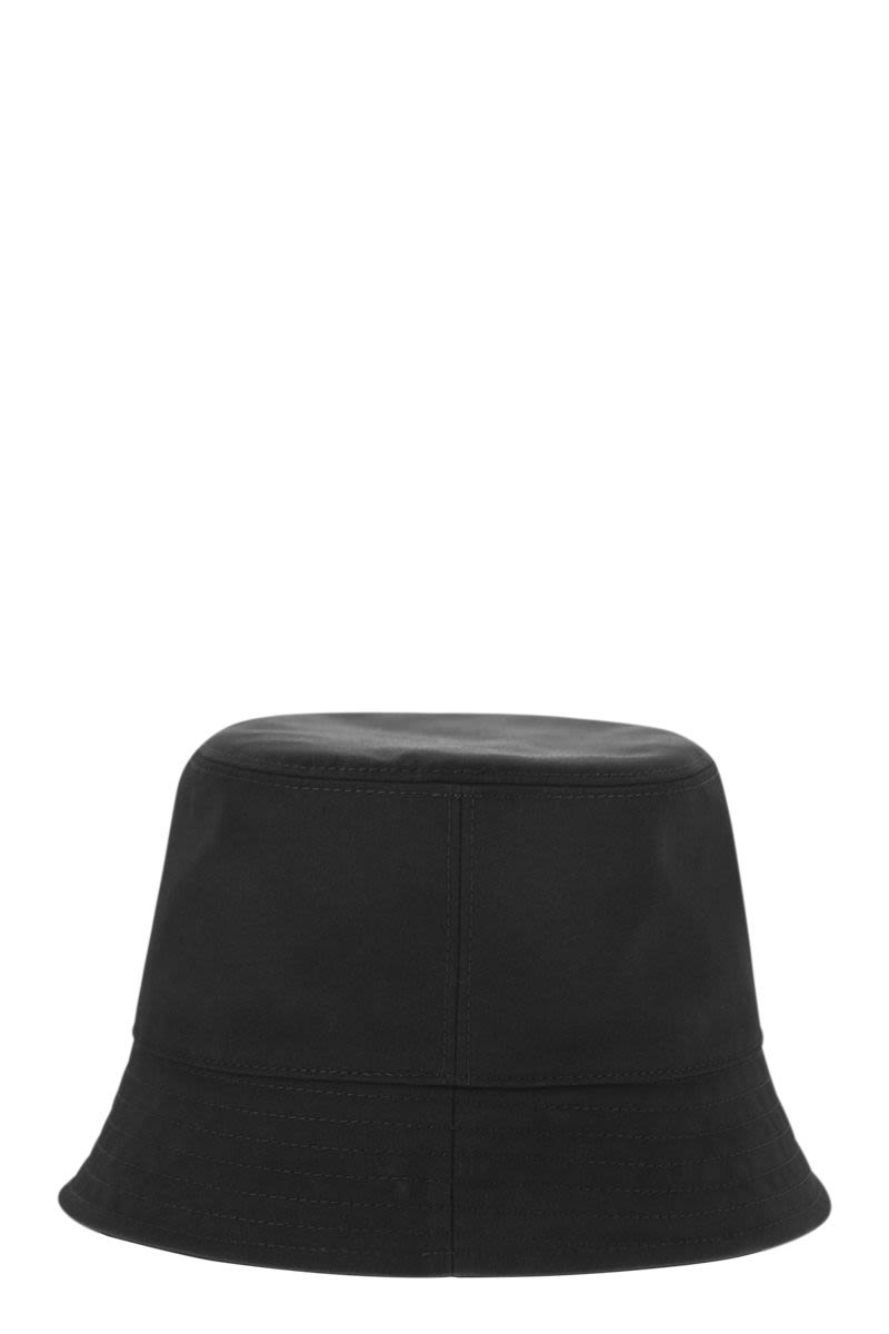 MONCLER Contemporary Mini Cotton Bucket Hat