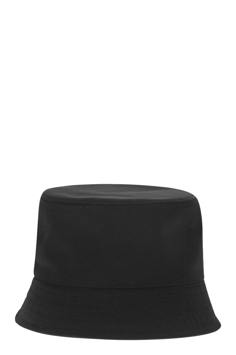 MONCLER Contemporary Mini Cotton Bucket Hat