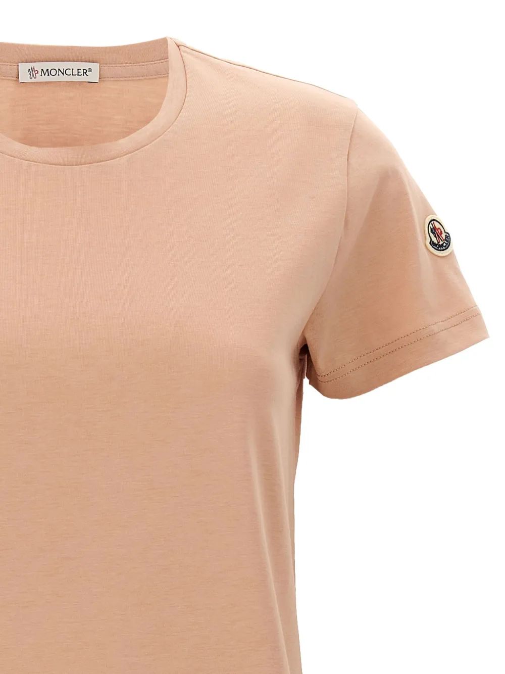 MONCLER Cotton Crew-Neck T-Shirt - Women's SS25