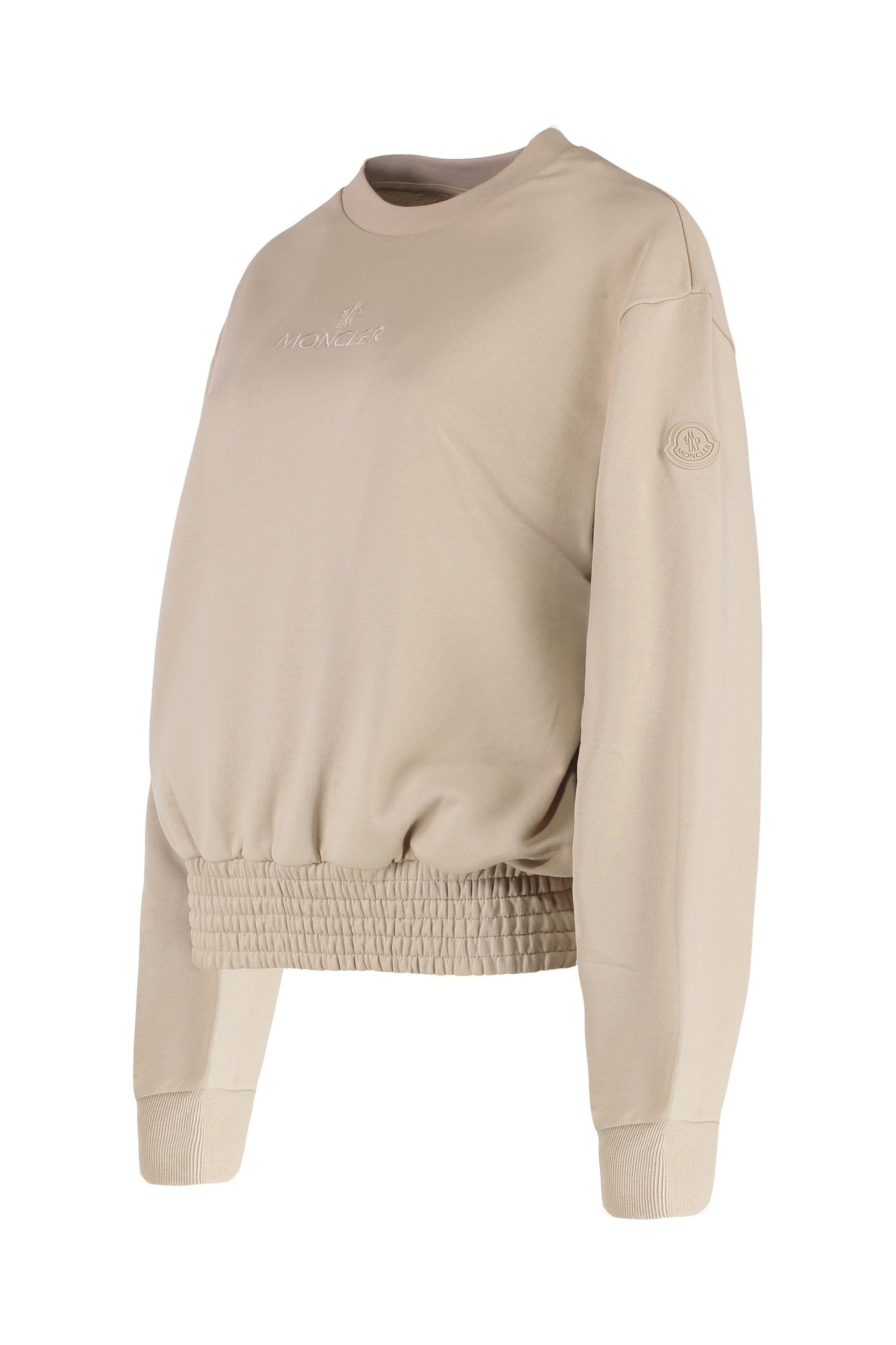 MONCLER Cotton Crew-Neck Sweatshirt for Women