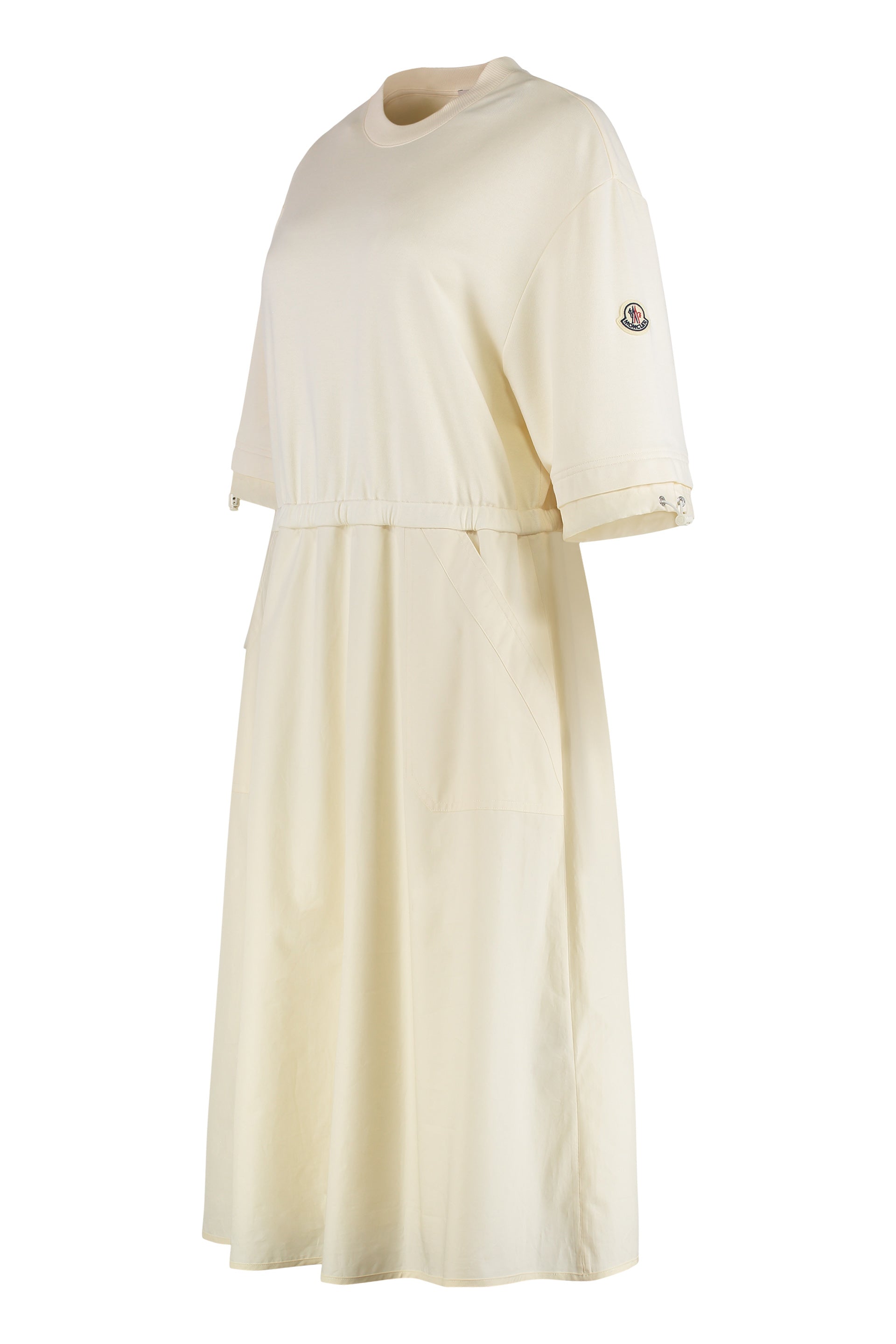 MONCLER Women's Mini Cotton Dress with Elastic Waist
