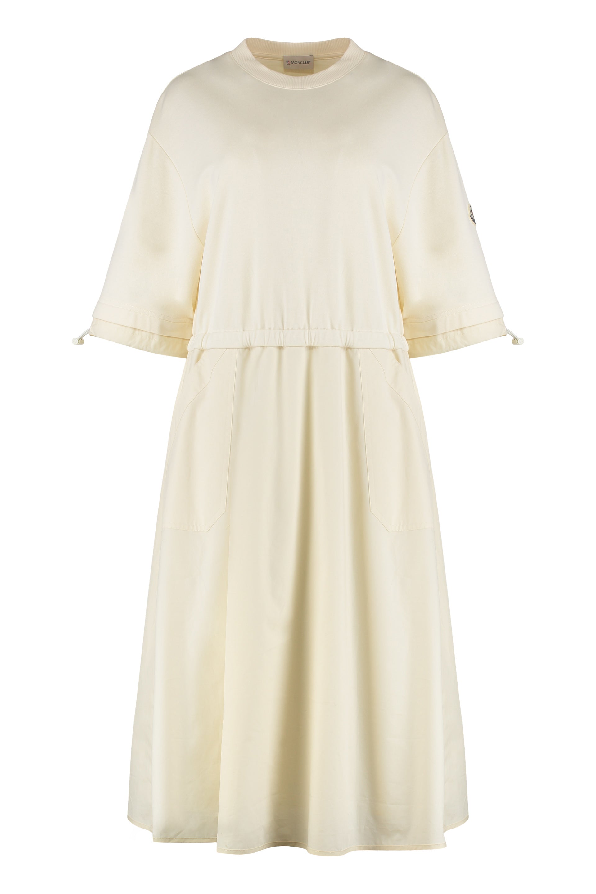 MONCLER Women's Mini Cotton Dress with Elastic Waist