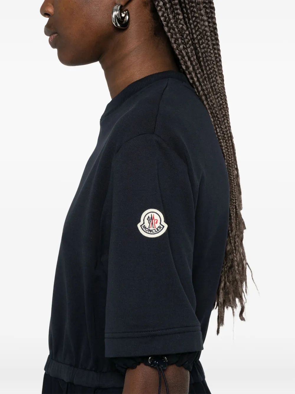 MONCLER Cotton Mini Dress for Women - SS25 Collection
