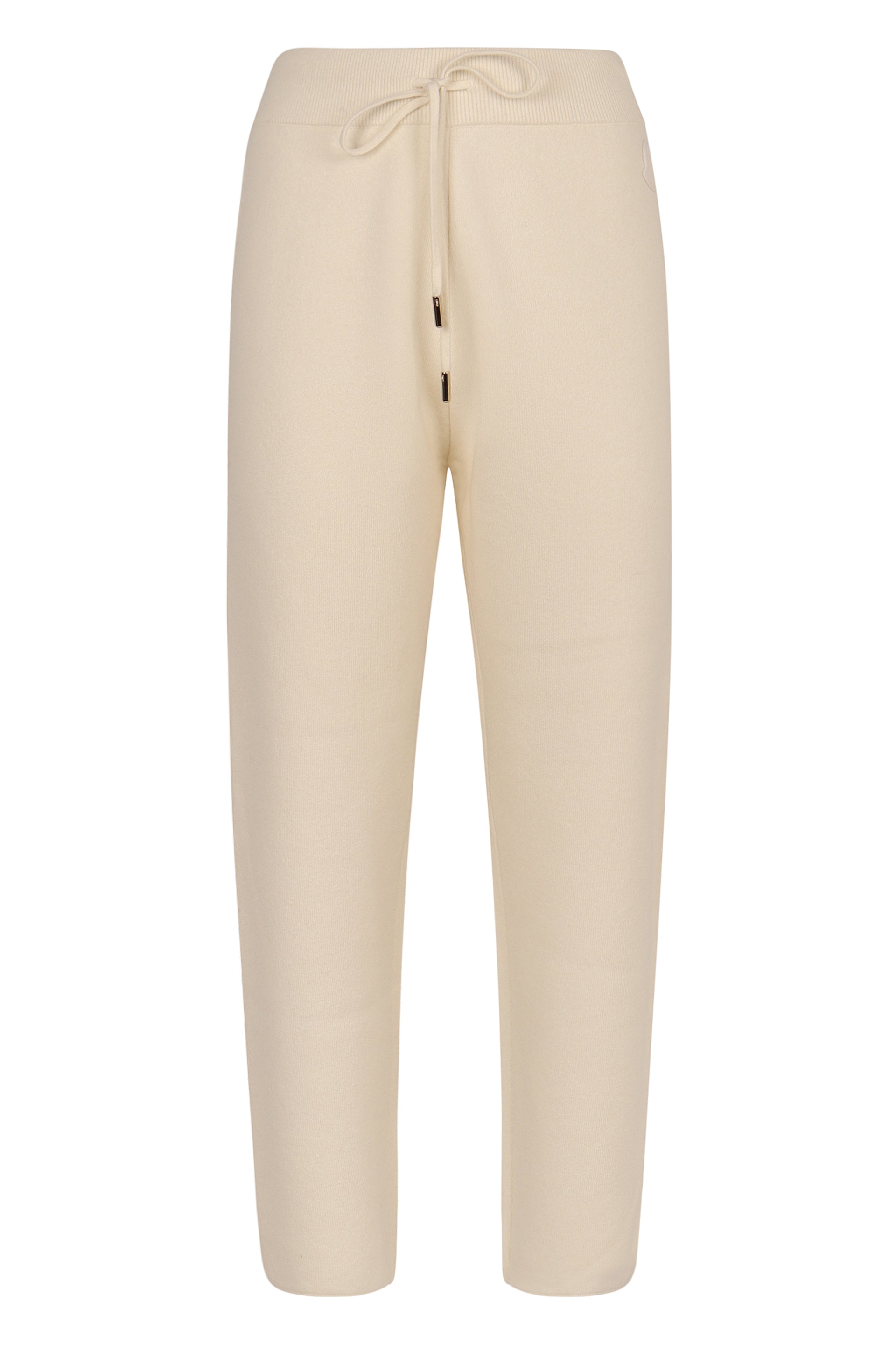 MONCLER Knit Trousers with Elastic Waistband