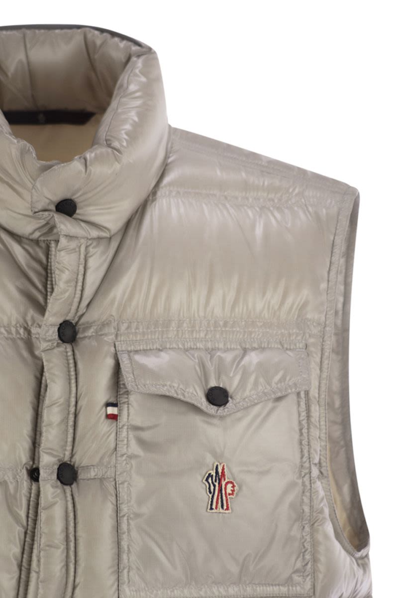 MONCLER GRENOBLE Lightweight Padded Down Vest for Men