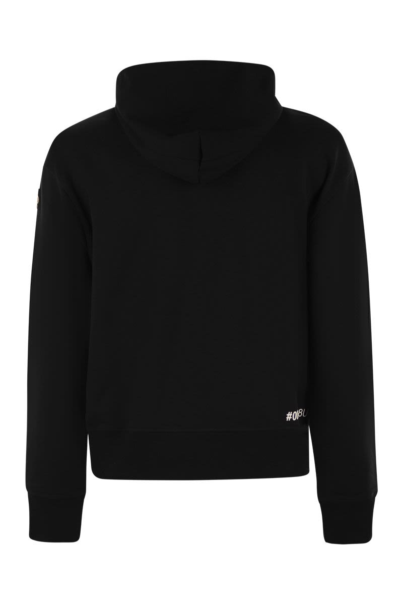 MONCLER GRENOBLE Logo Cotton Hoodie for Men
