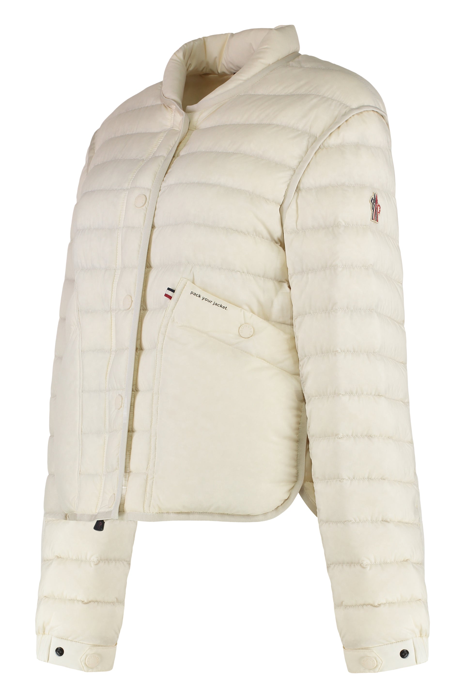 MONCLER GRENOBLE Women's Mini Down Jacket with Buttoned Pockets