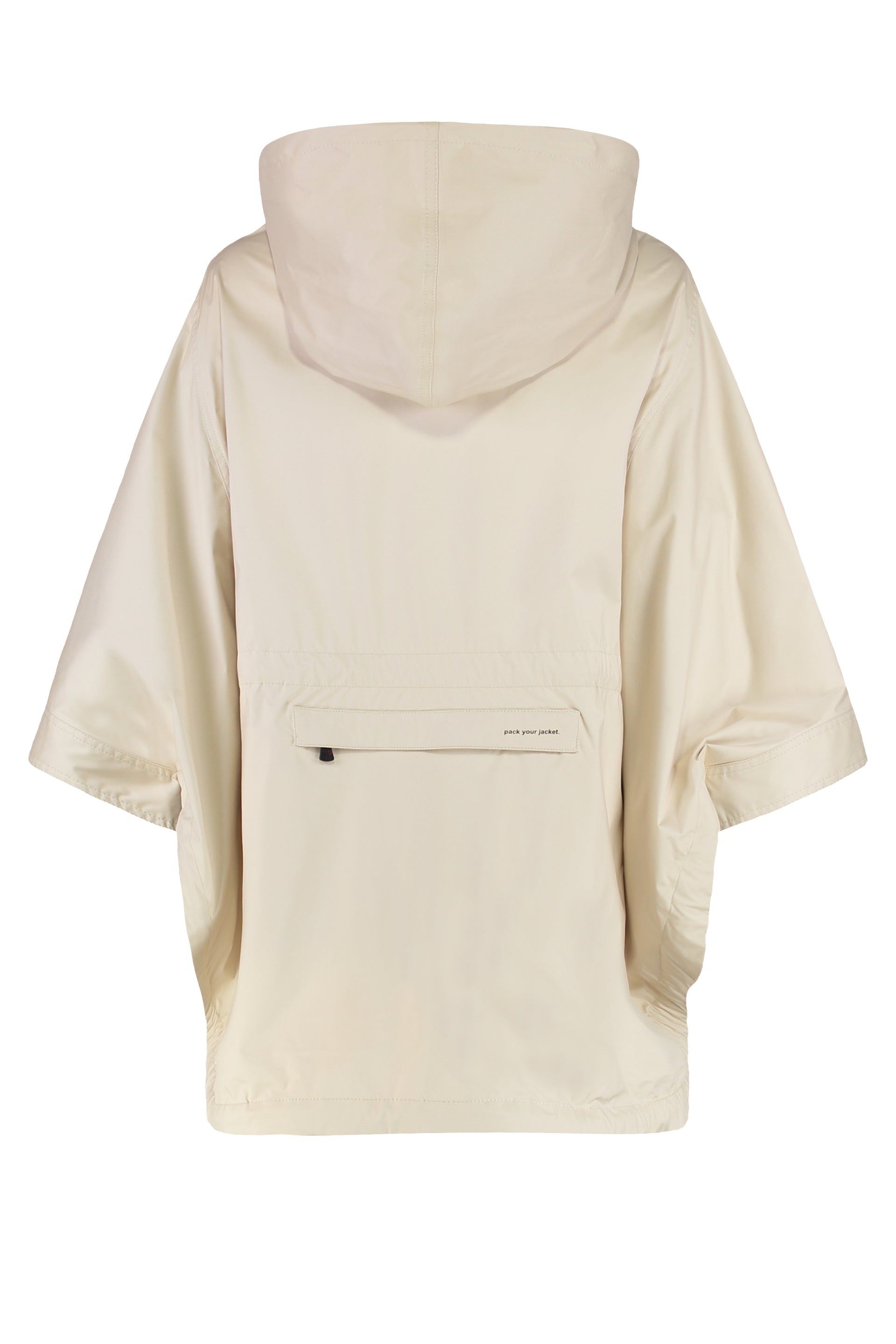 MONCLER GRENOBLE Technical Fabric Cape with Adjustable Features