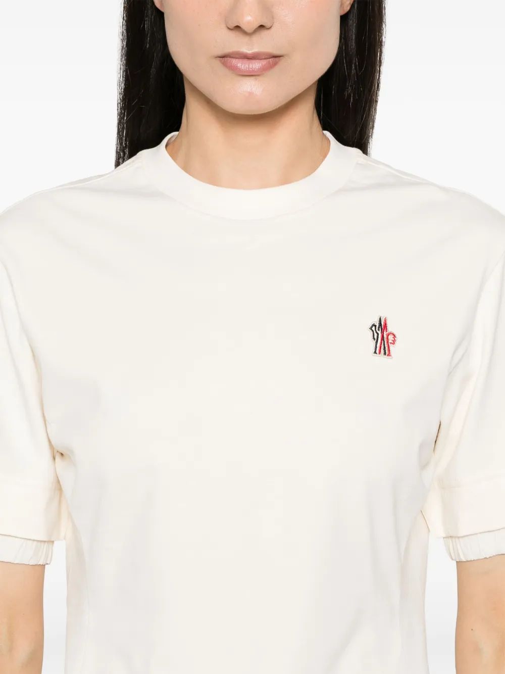 MONCLER GRENOBLE Stretch Cotton T-Shirt for Women