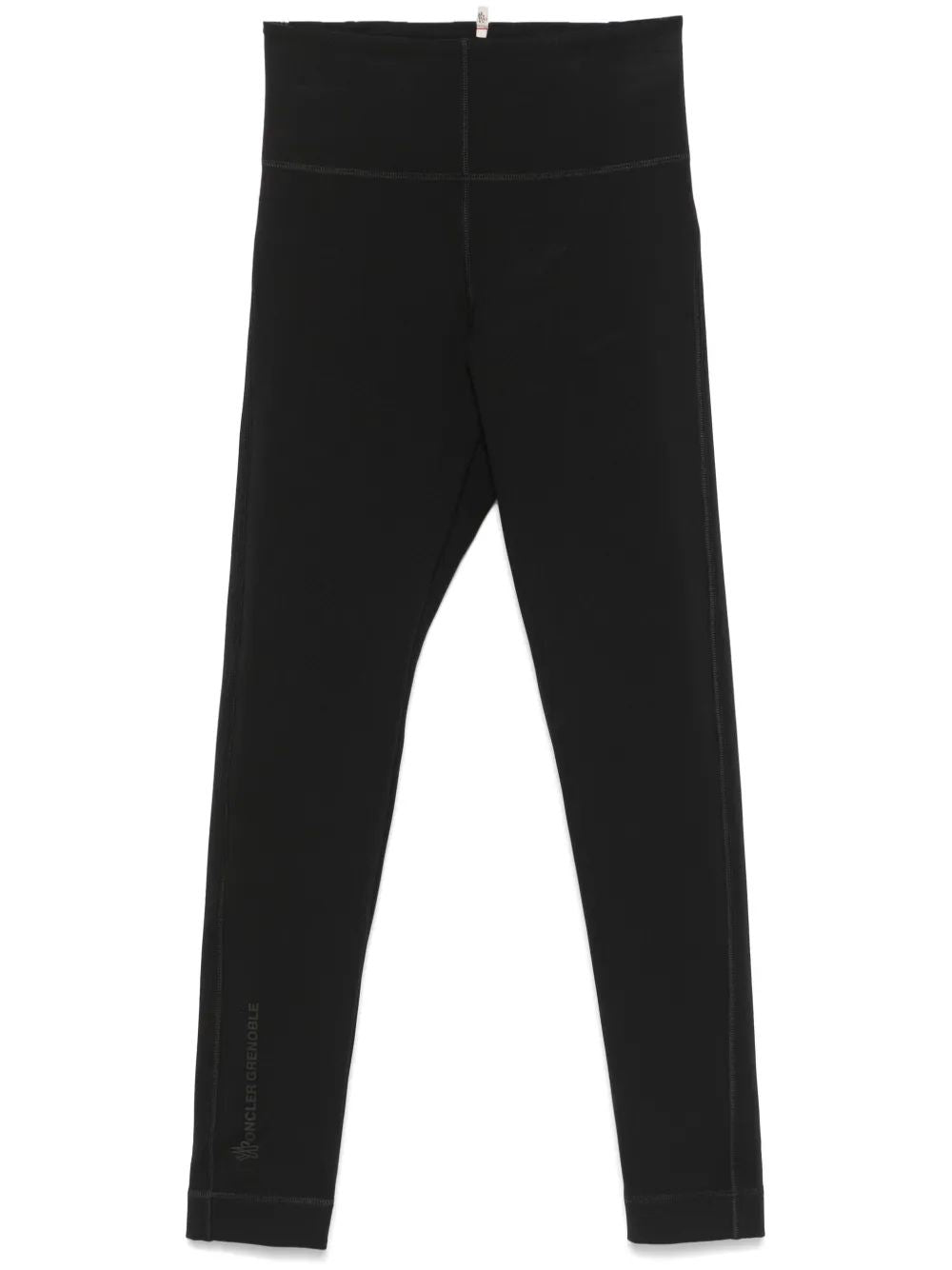 MONCLER GRENOBLE Technical Fabric Leggings with Back Zippered Pocket