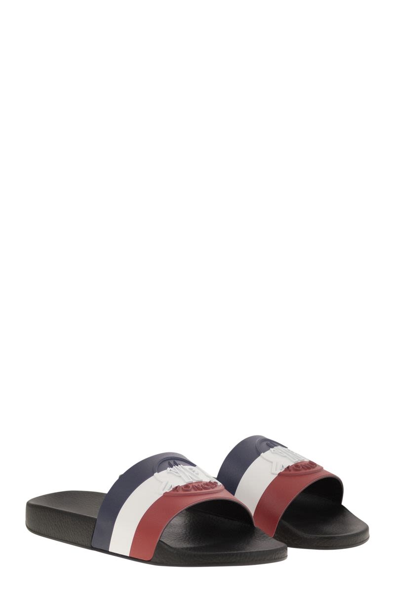 MONCLER Classic Slide Sandals with Logo