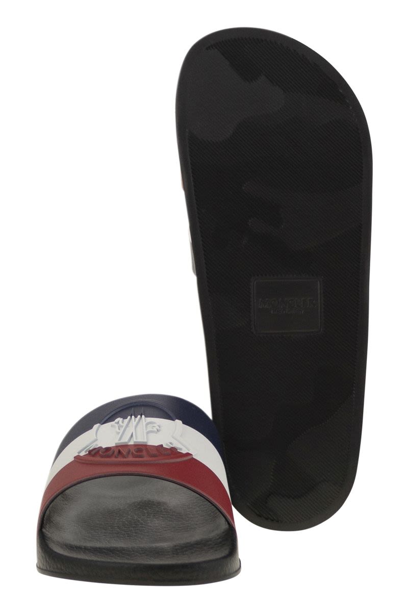 MONCLER Classic Slide Sandals with Logo