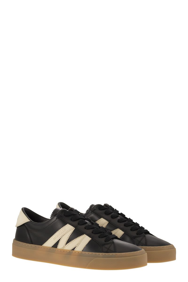 MONCLER Monaco2 Low Lace-Up Sneakers