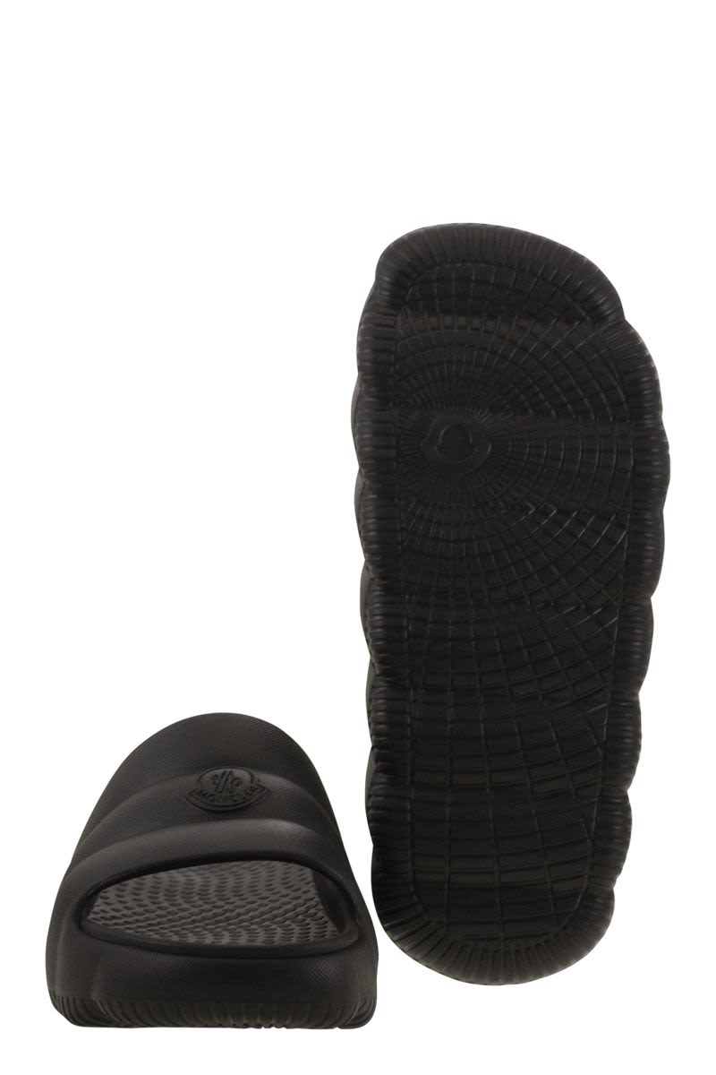 MONCLER Quilted Summer Slide Sandals