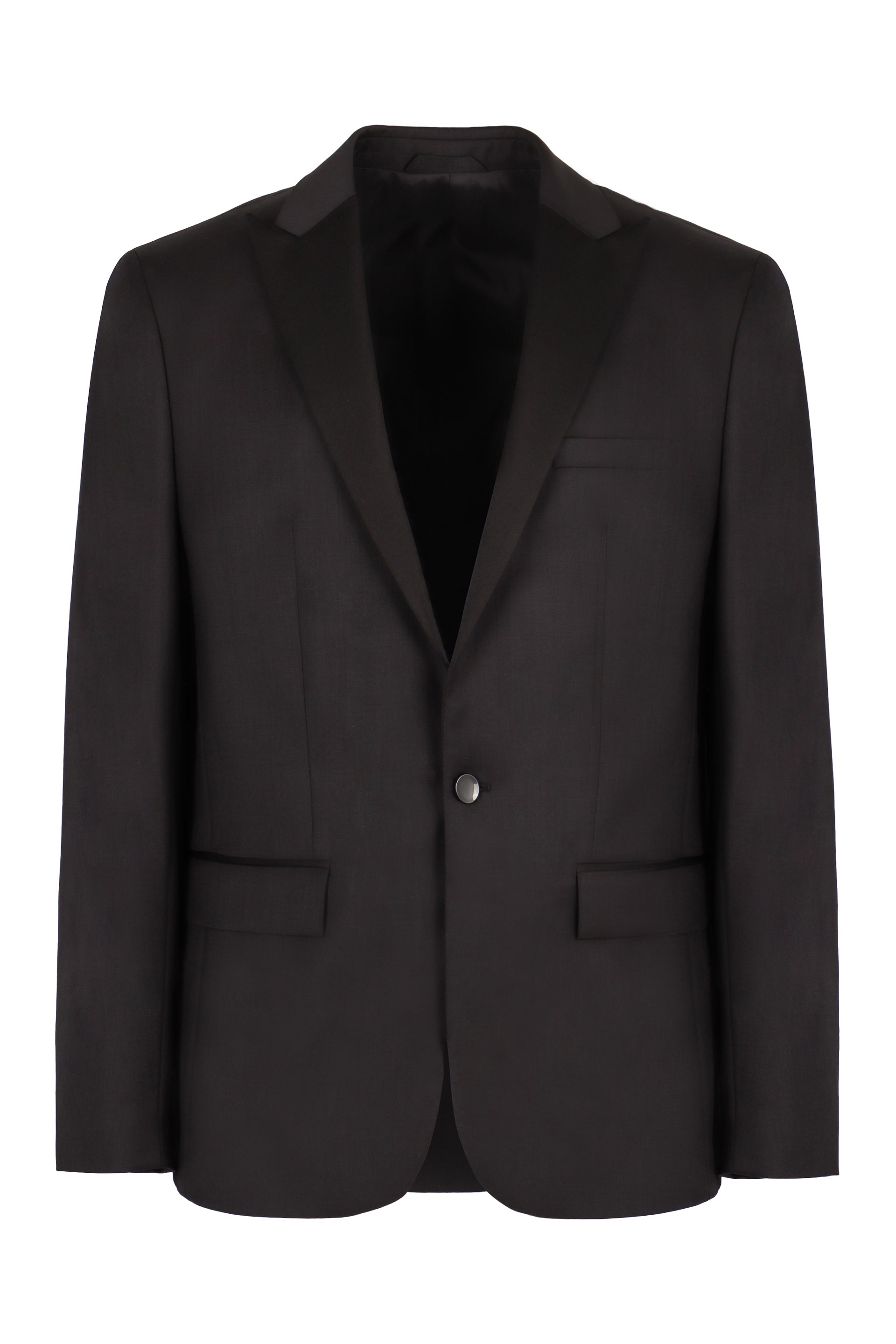 CALVIN KLEIN Wool Single-Breasted Blazer