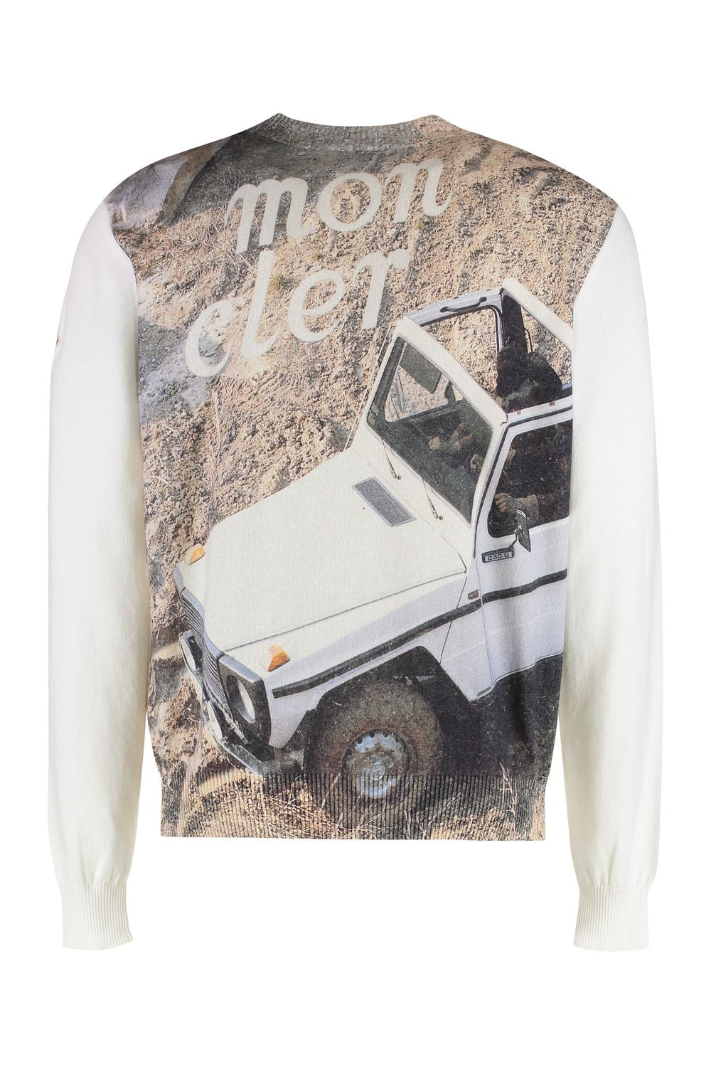 MONCLER GENIUS Cotton Crew-Neck Sweater by Mercedes-Benz Collaboration