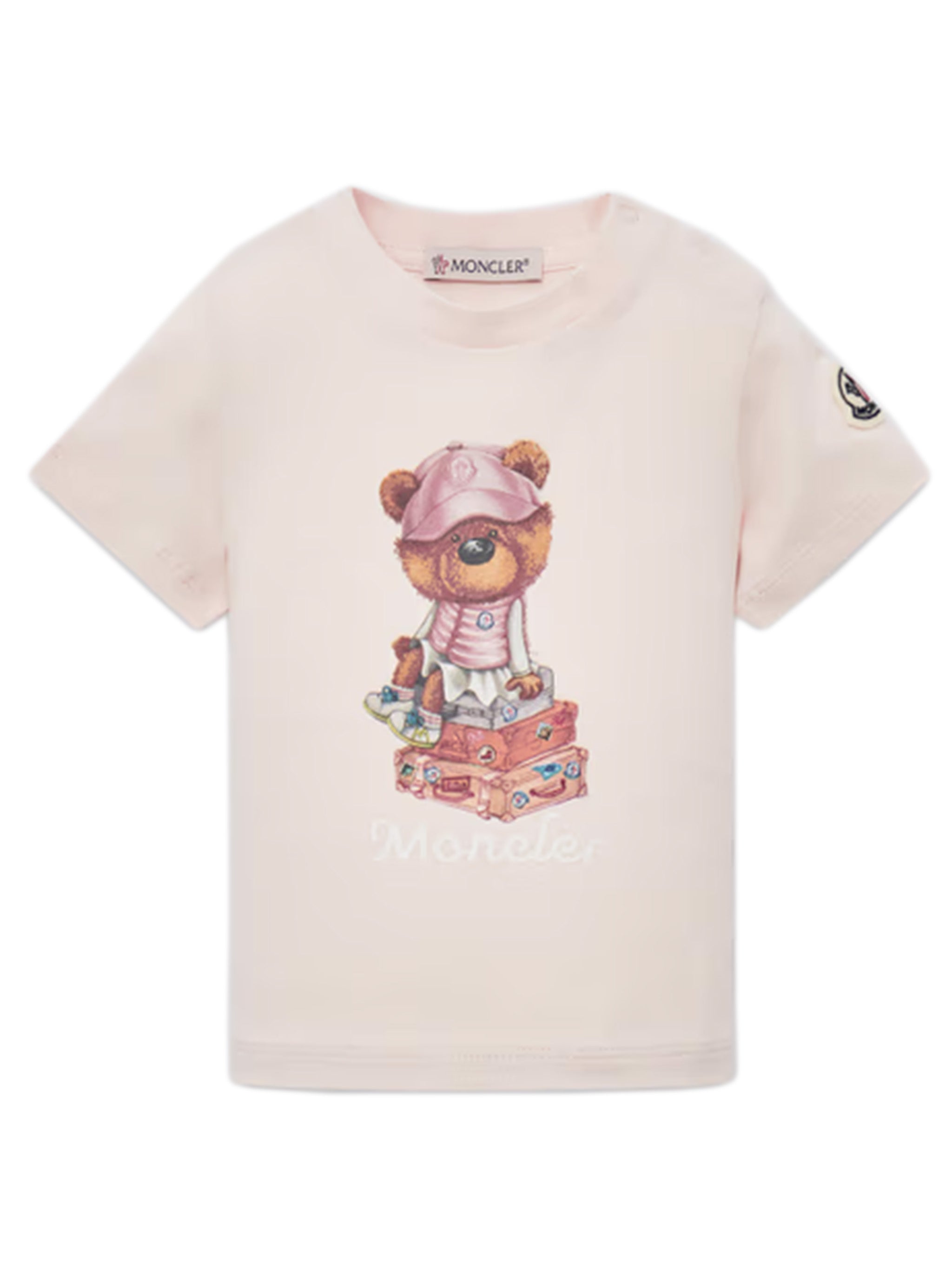 MONCLER KIDS Mini Teddy Bear Print T-Shirt for Girls
