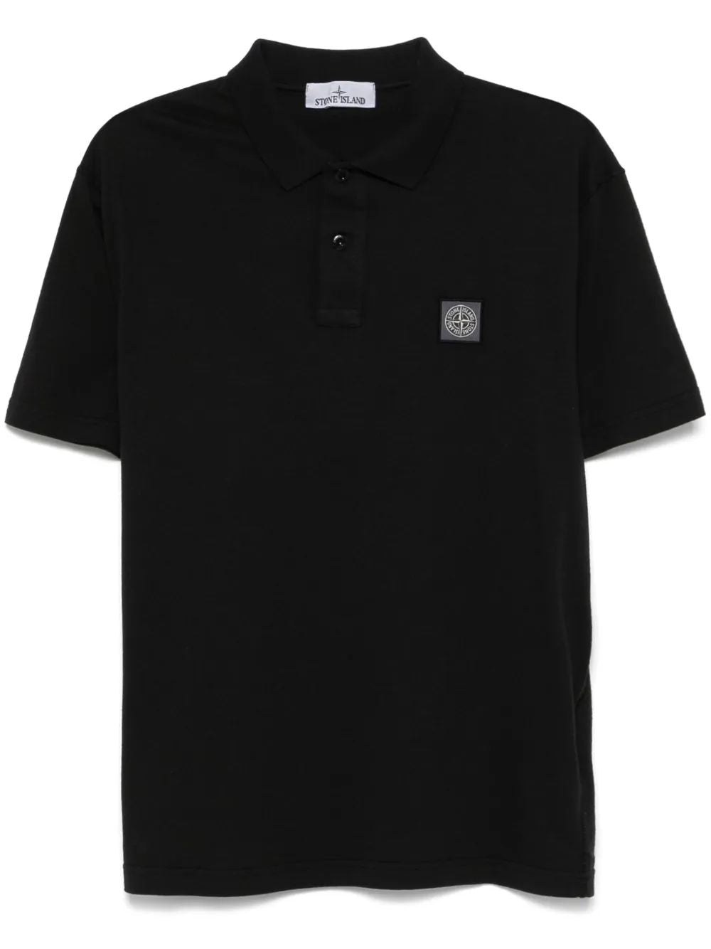 STONE ISLAND Men's Compass Patch Polo Shirt