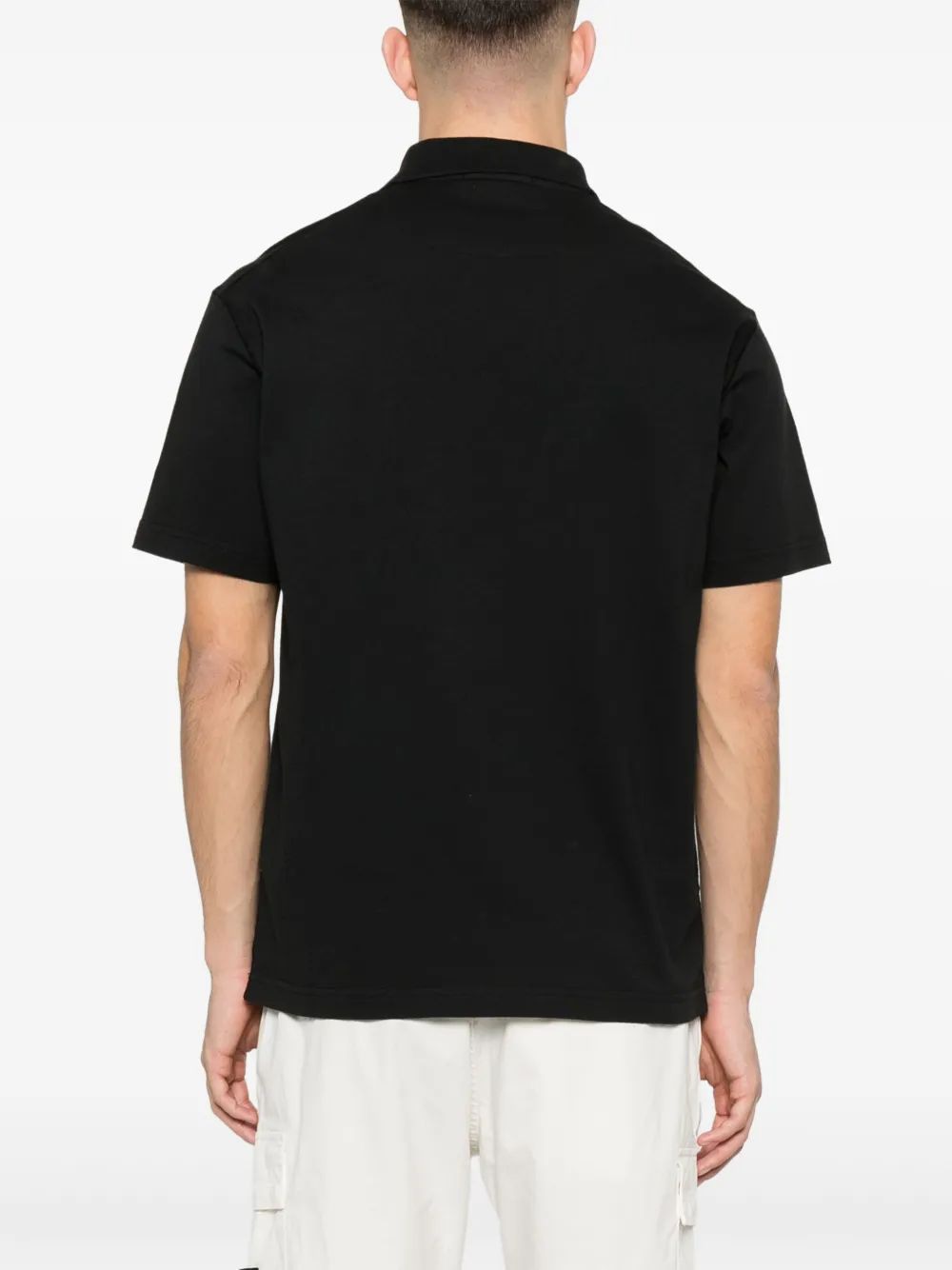 STONE ISLAND Men's Compass Patch Polo Shirt