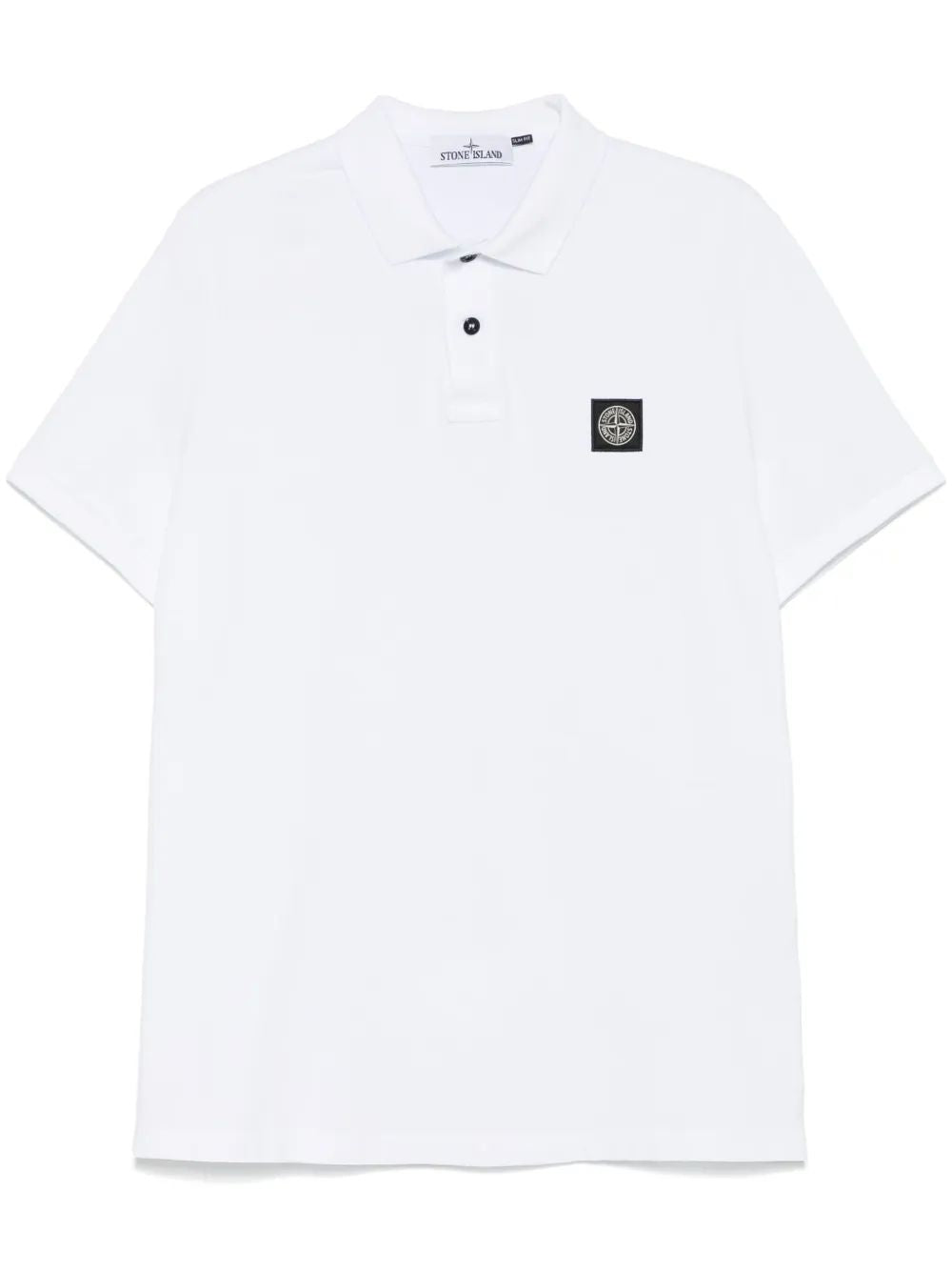 STONE ISLAND Men's Piqué-Weave Polo Shirt - SS25 Collection