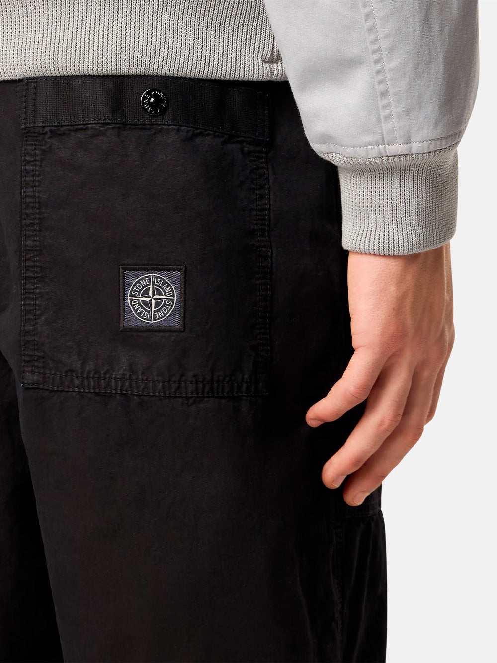 STONE ISLAND Cotton Canvas Fatigue Trousers for Men