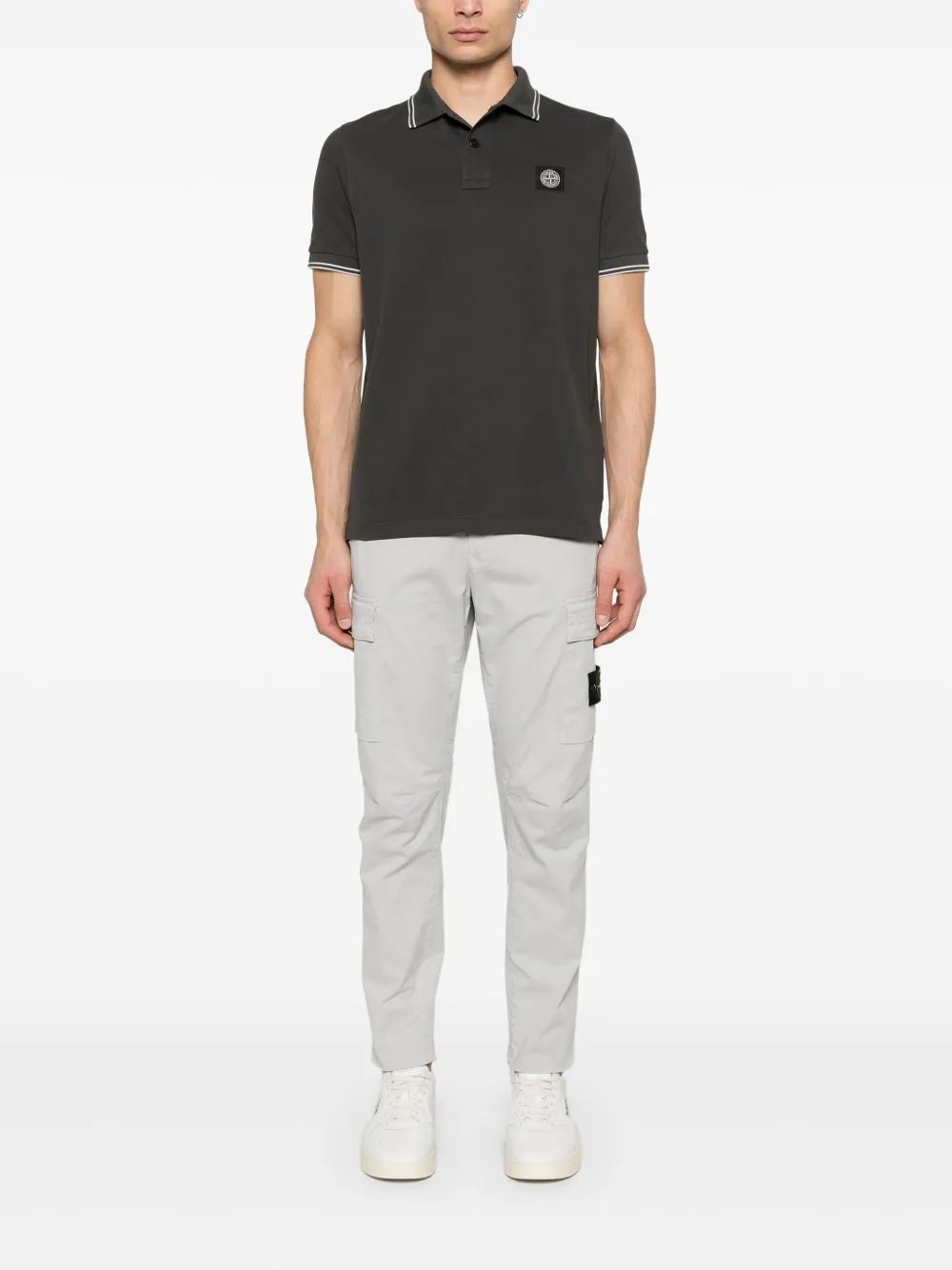 STONE ISLAND Men's Mini Compass Badge Cargo Pants