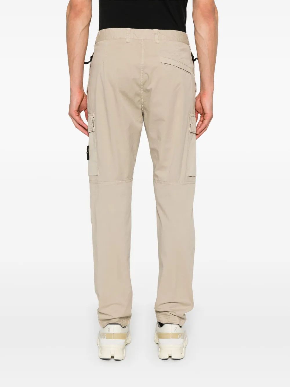 STONE ISLAND Mini Compass Badge Tapered Trousers for Men