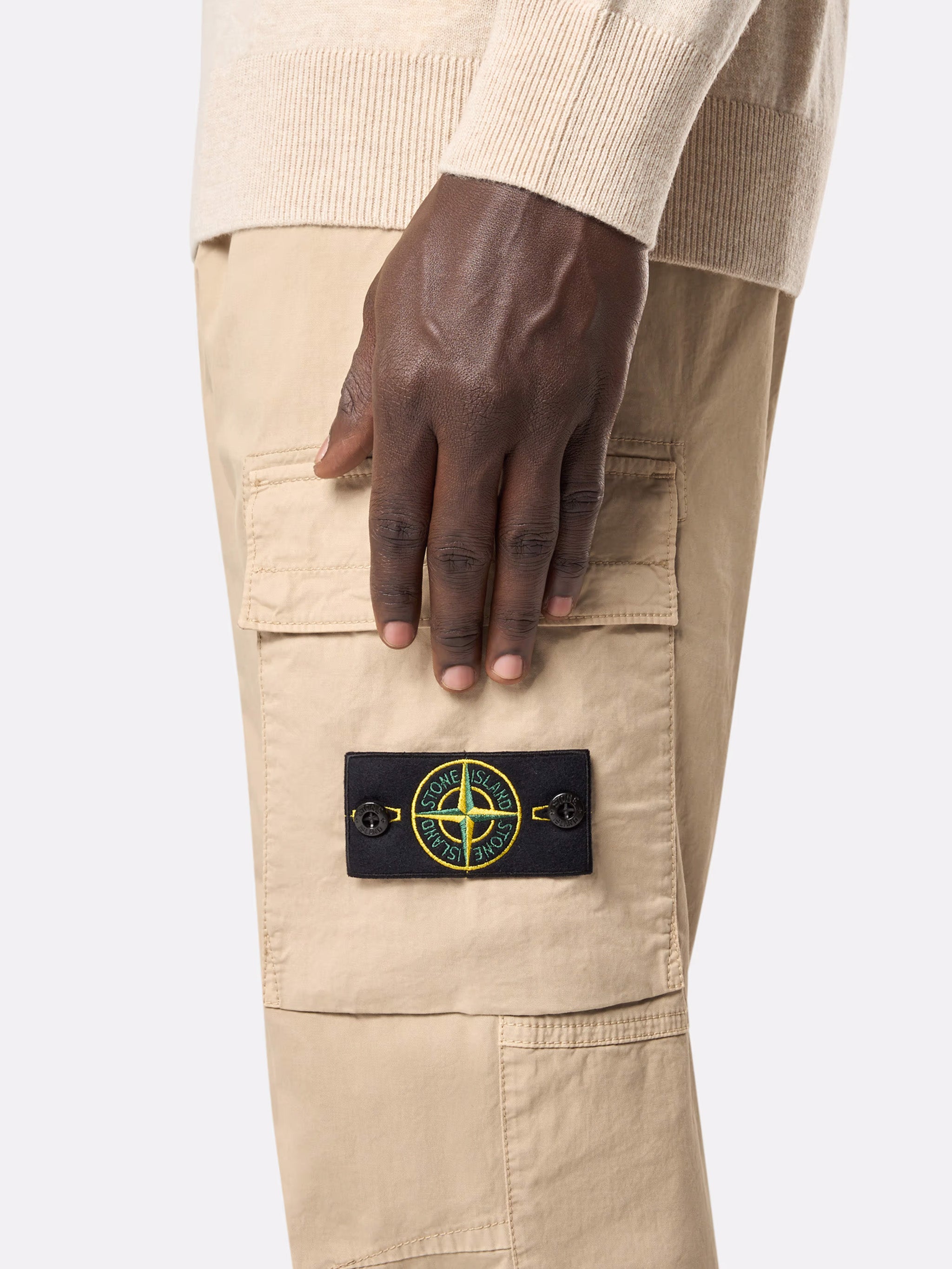 STONE ISLAND Tapered Leg Cargo Jogger Trousers