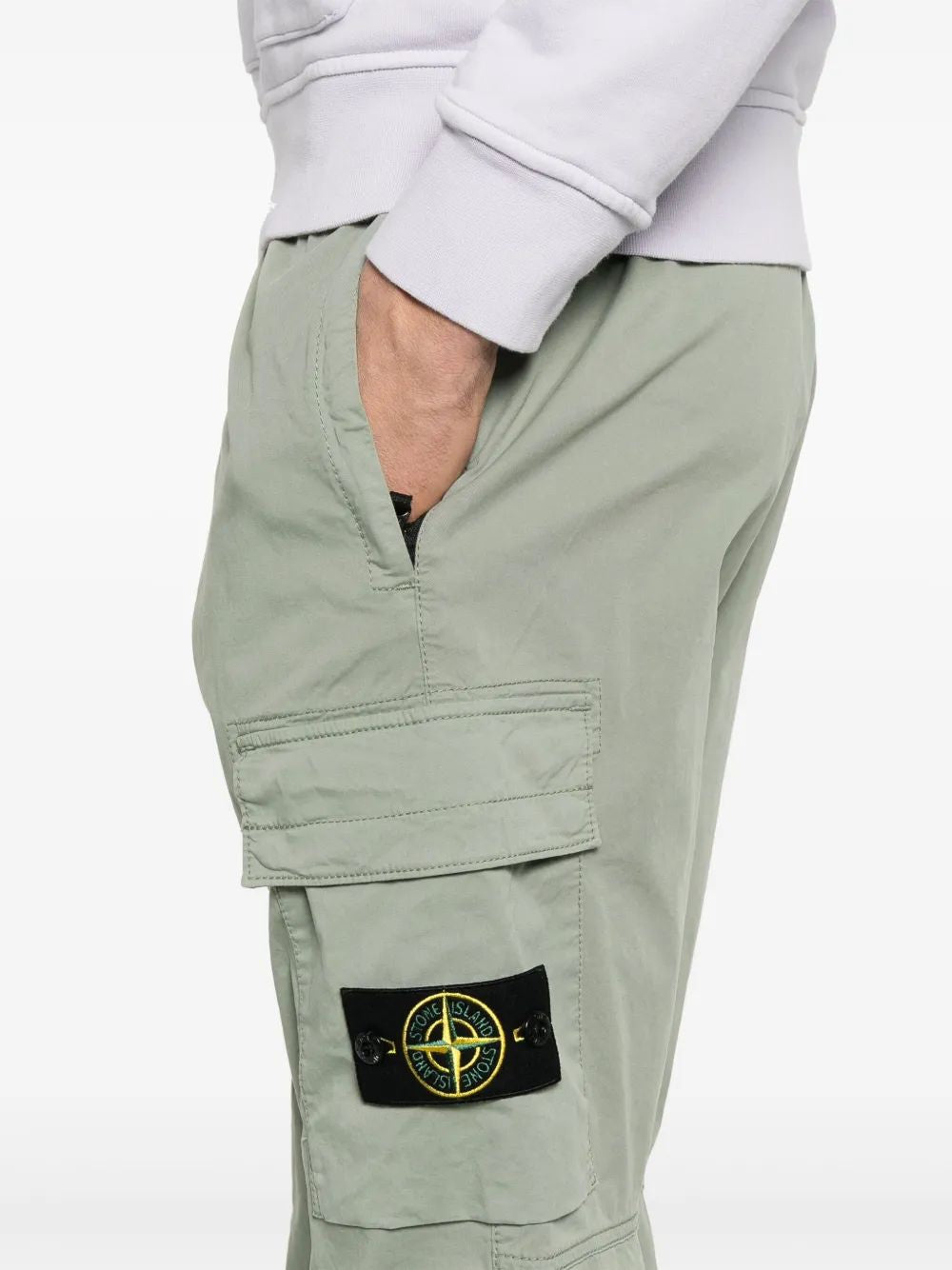 STONE ISLAND Twill Weave Cargo Pants for Men