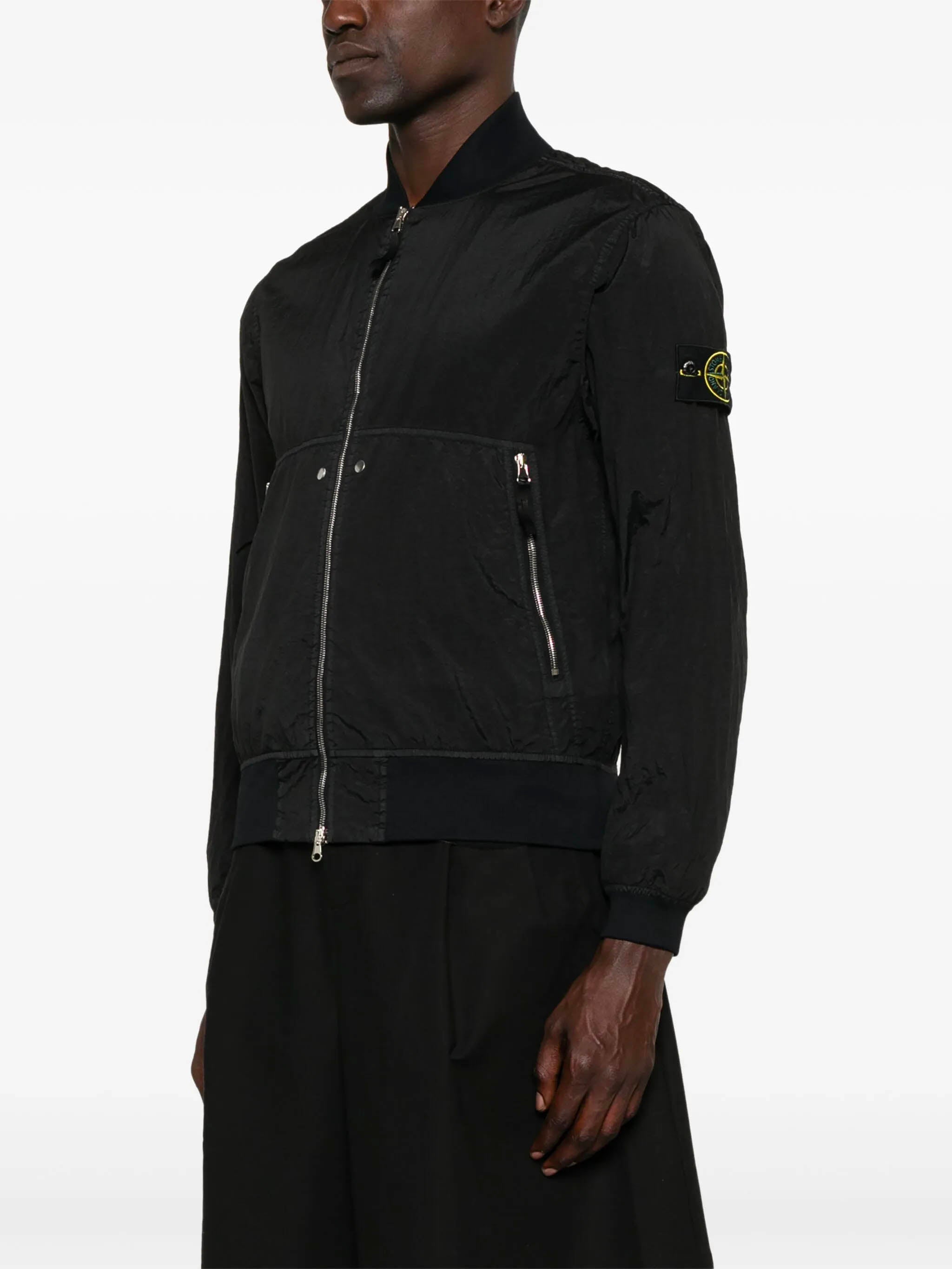STONE ISLAND Men's Nylon Metal Bomber Jacket - Size M