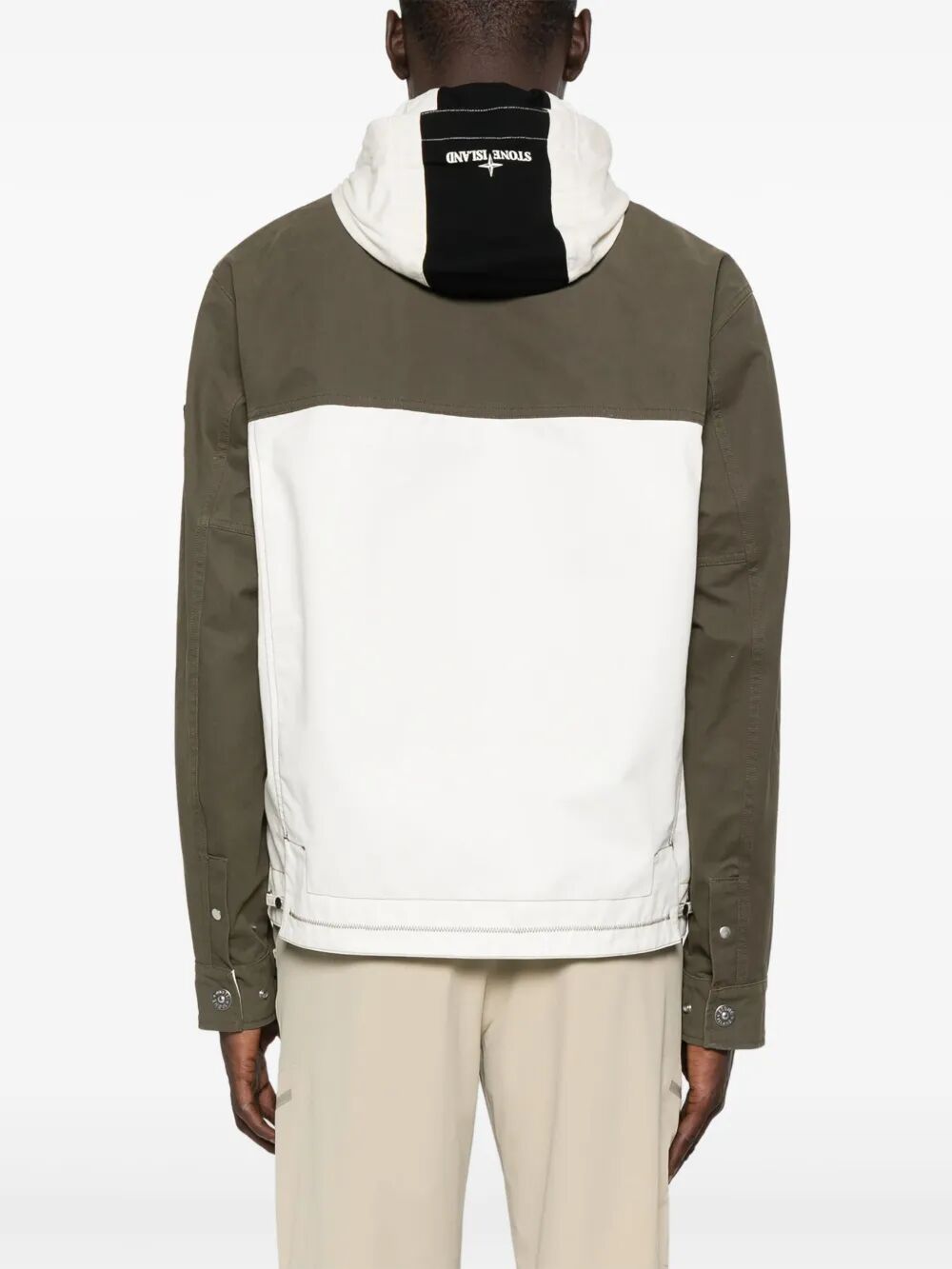 STONE ISLAND Hooded Cotton Jacket