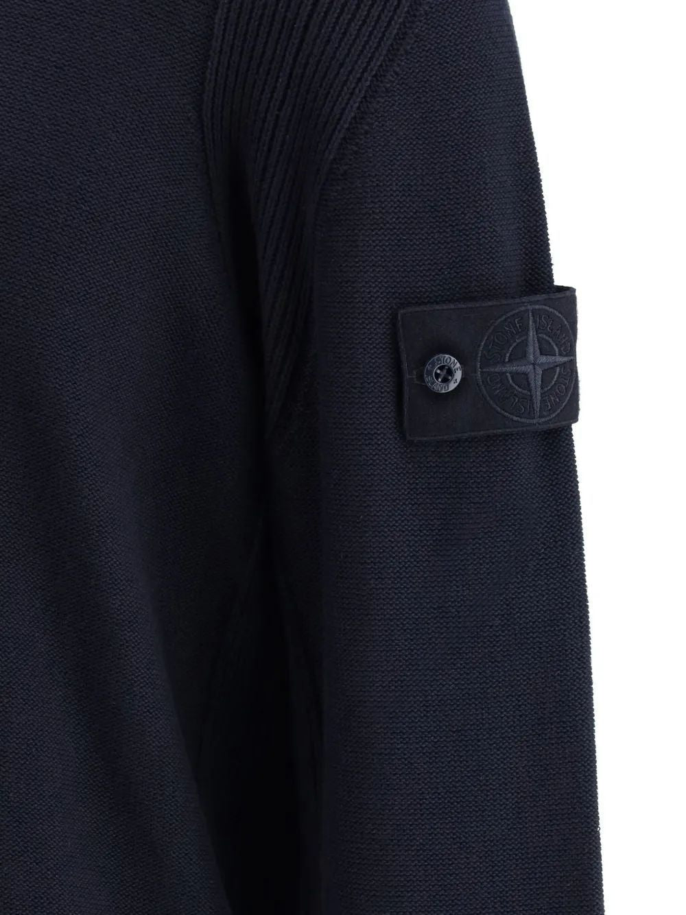 STONE ISLAND Sleeve Logo Patch Sweater - Men’s Size M