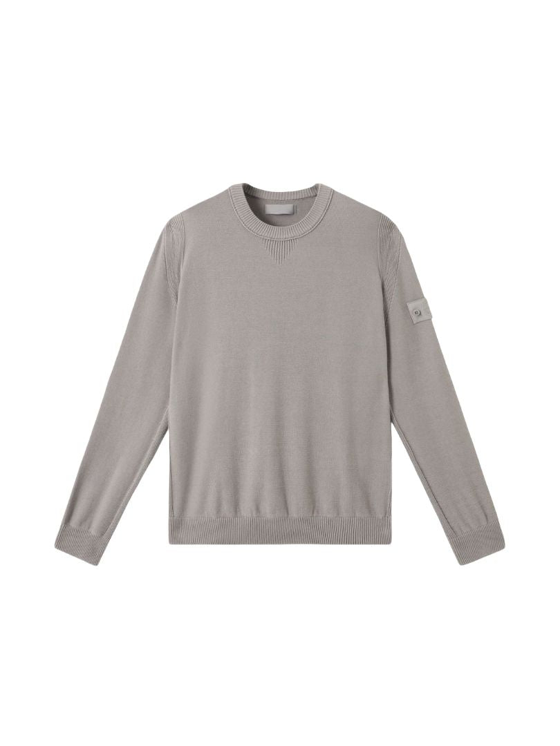 STONE ISLAND Men's Sleeve Logo Patch Sweater