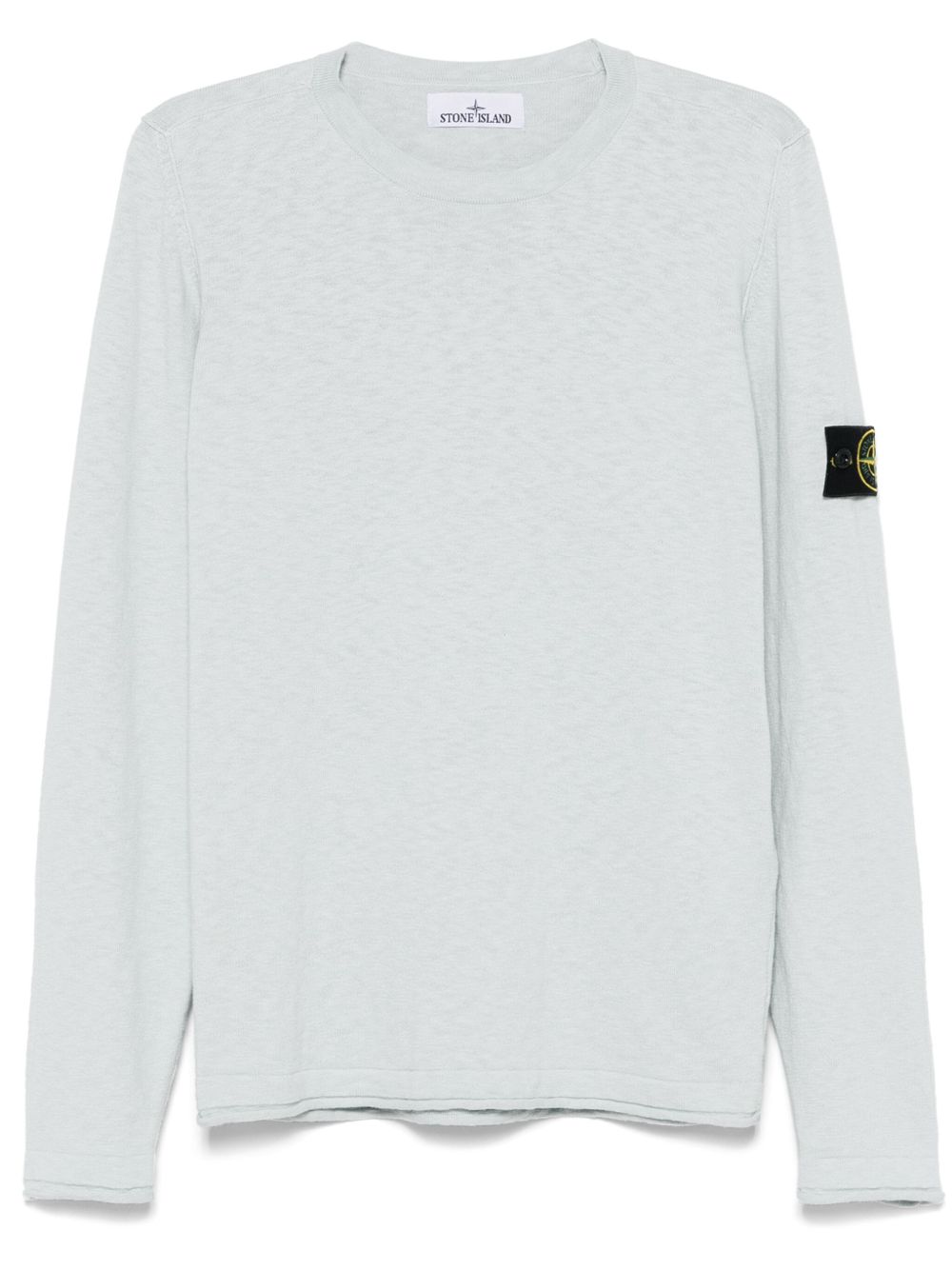 STONE ISLAND Logo Cotton Crewneck Sweater - Men's