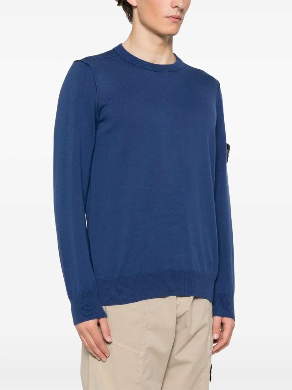 STONE ISLAND Compass Badge Sweater - Men's Mini Design