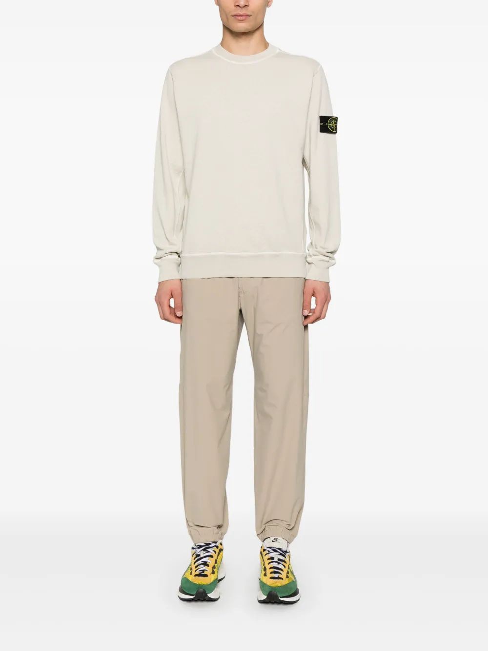 STONE ISLAND Cozy 100% Cotton Sweater for Men - SS25 Collection