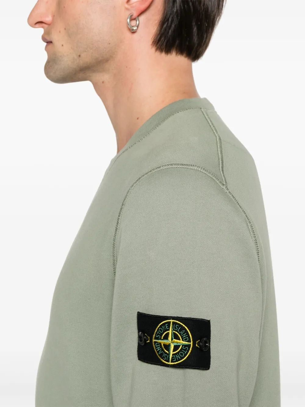 STONE ISLAND Compass Badge Sweatshirt - Men’s Jersey
