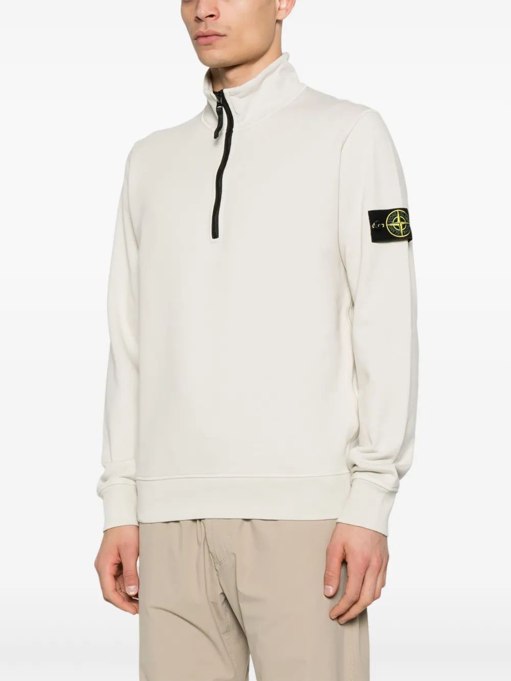 STONE ISLAND Compass Badge Knit Sweater - Mini Fit