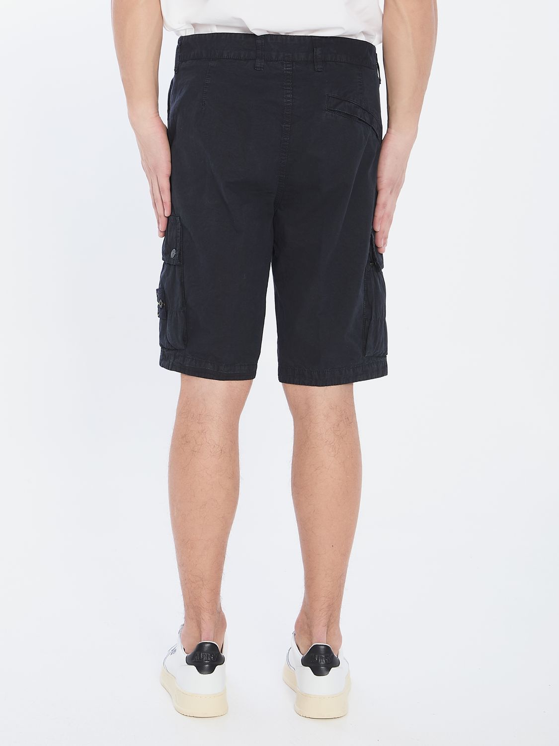 STONE ISLAND Cotton Cargo Shorts for Men