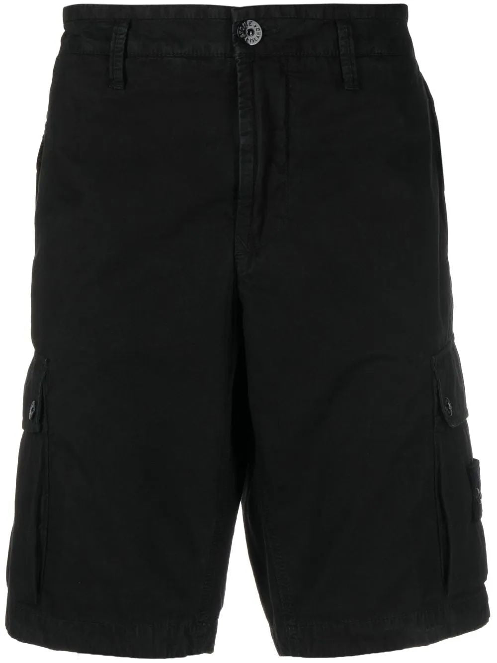 STONE ISLAND Cargo Bermuda Shorts - Old Effect Mini Style for Men