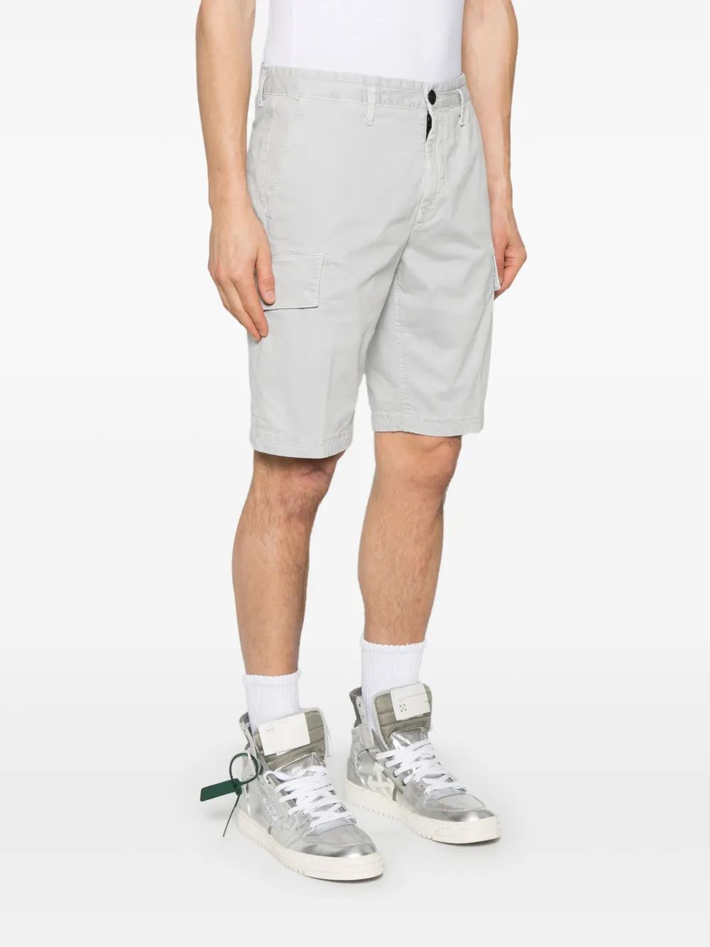 STONE ISLAND Stylish Men's Mini Shorts