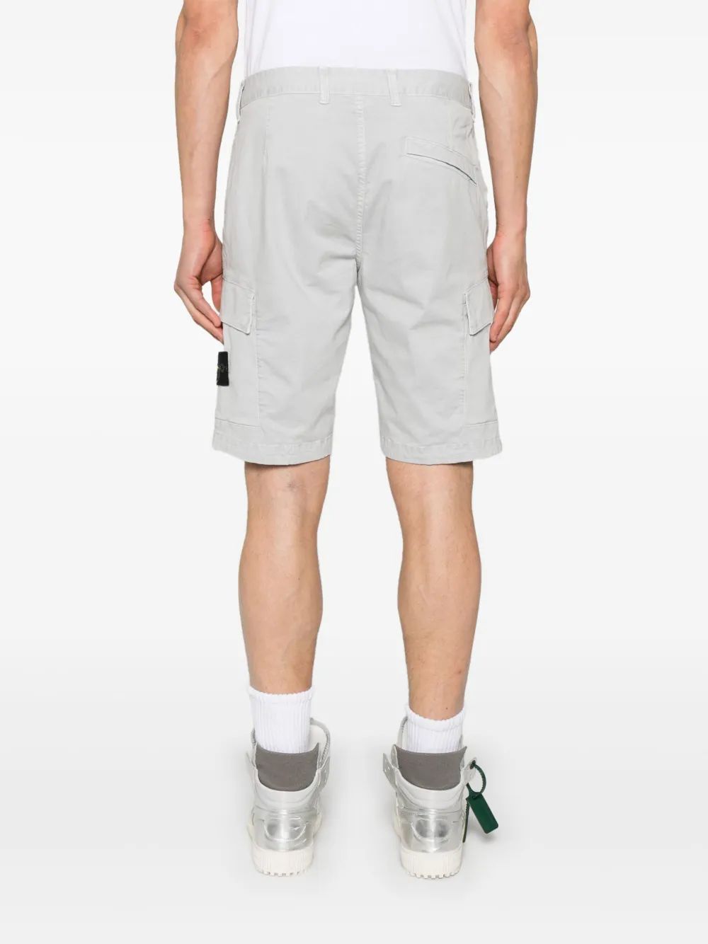 STONE ISLAND Stylish Men's Mini Shorts