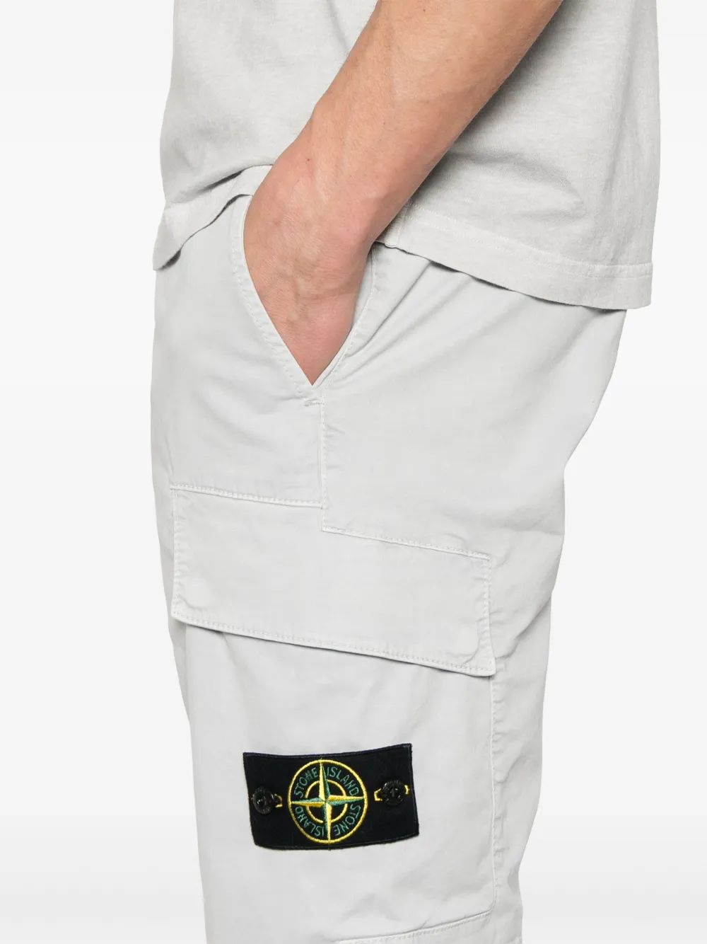 STONE ISLAND Stylish Men's Mini Shorts