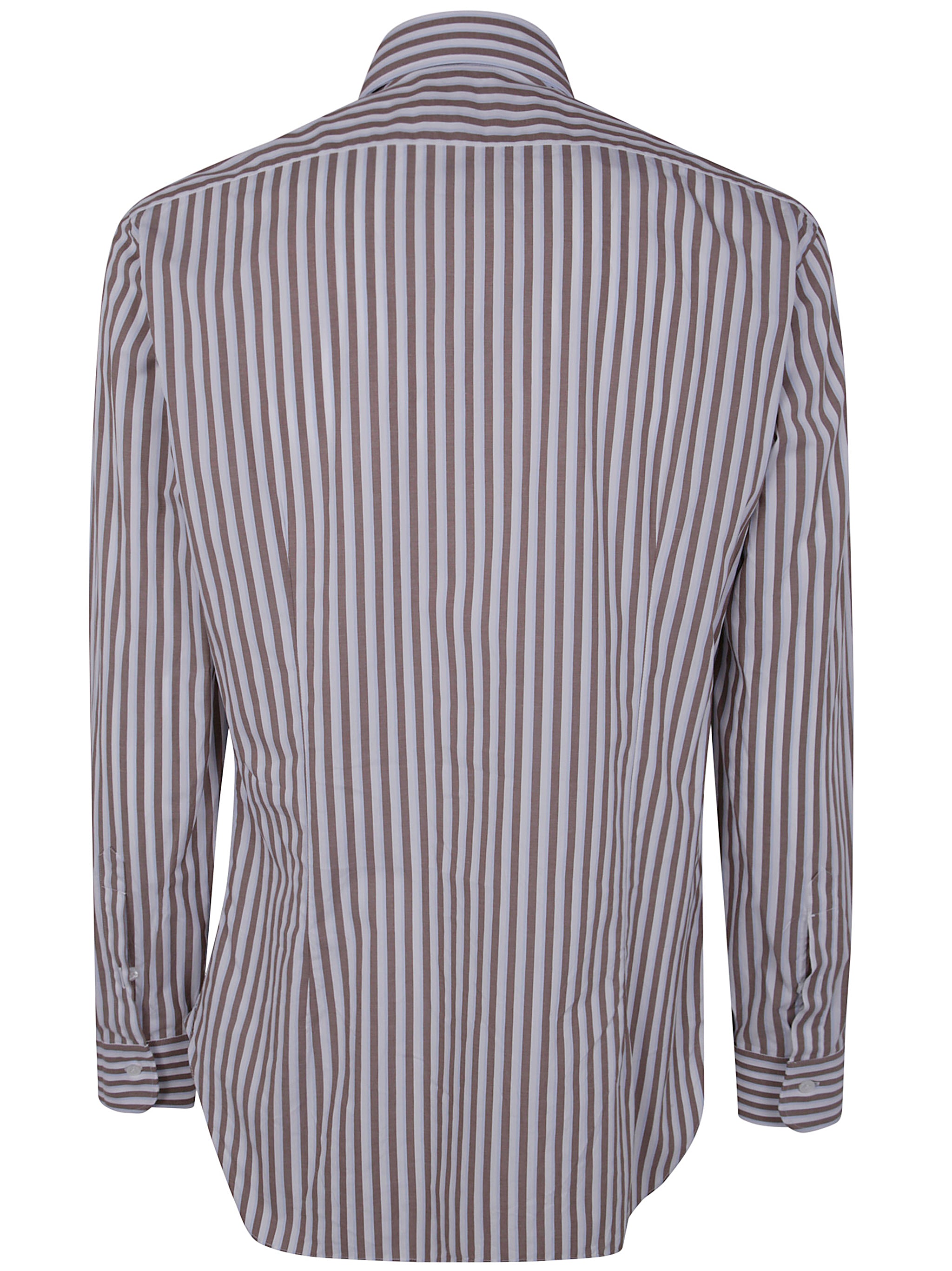 BARBA Napoli Classic Double Stripes Shirt - Men's Fit
