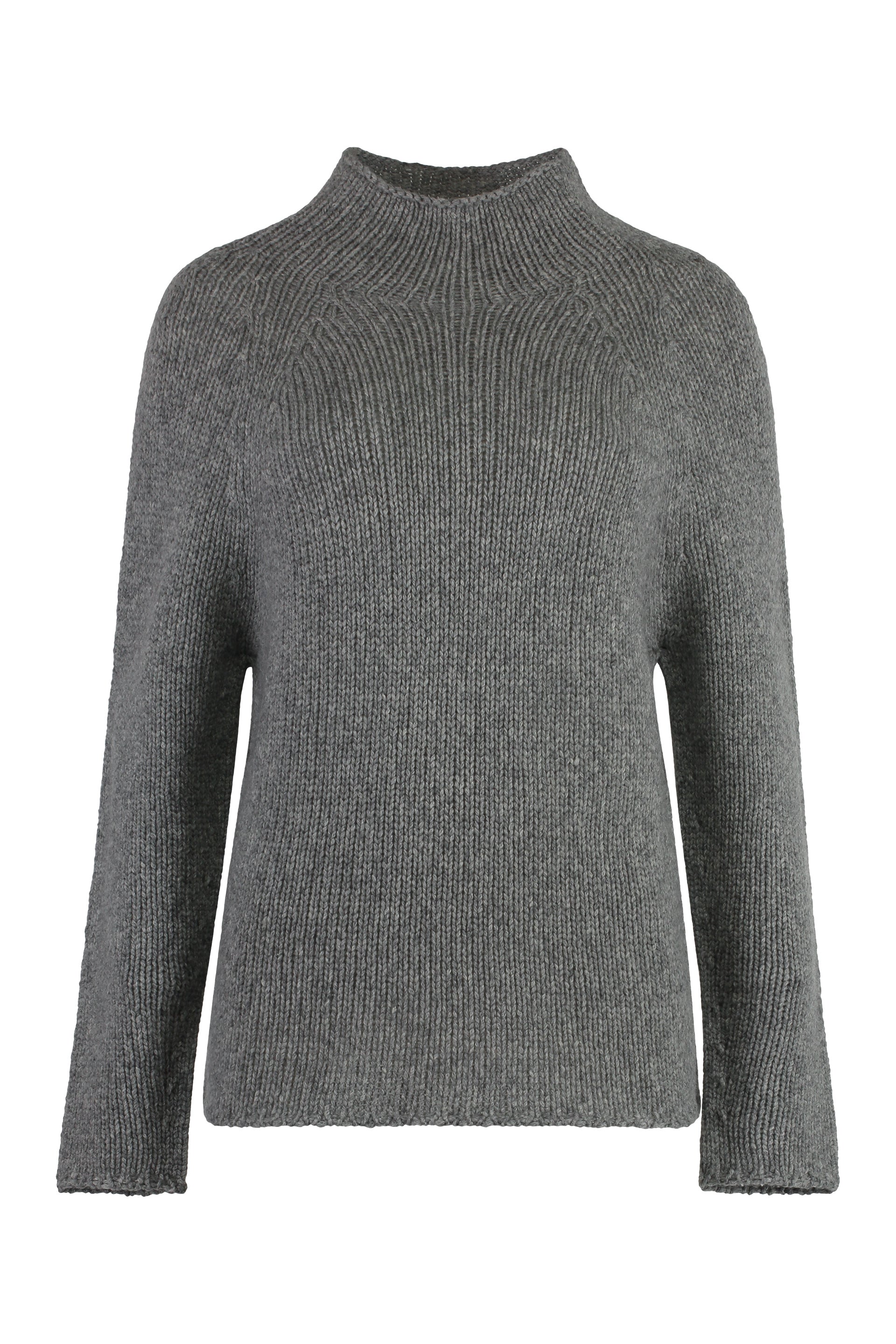 THE (ALPHABET) Cashmere Ribbed Turtleneck Sweater