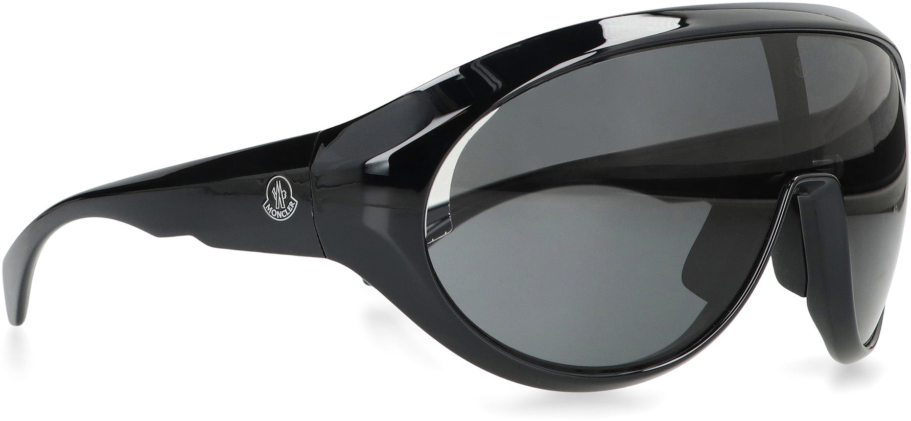 MONCLER Oval Contrast Sunglasses with Modern Design - 136 MM Lens