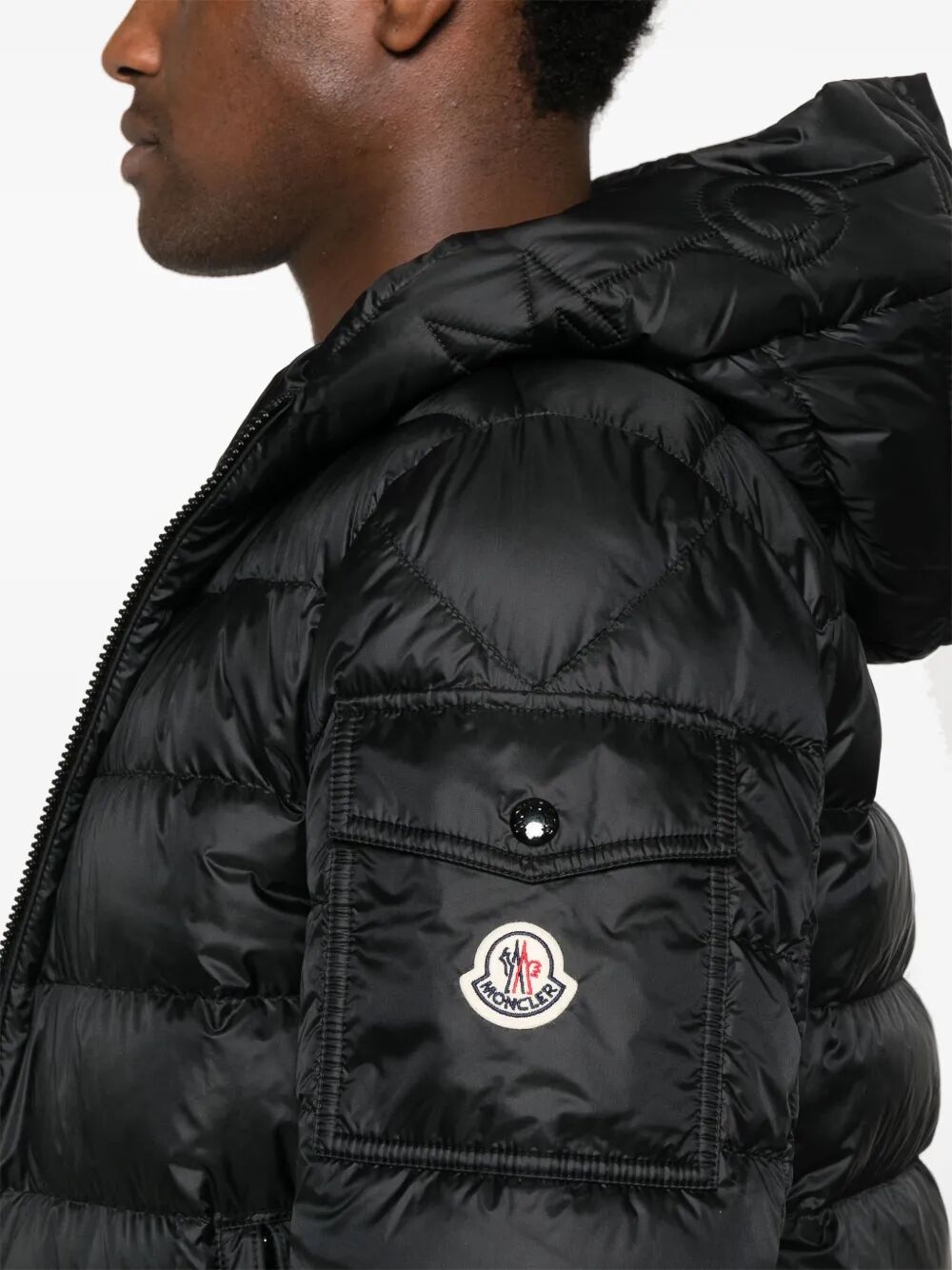 MONCLER Classic Puffer Jacket with Hood - Regular Fit, Size 03 US