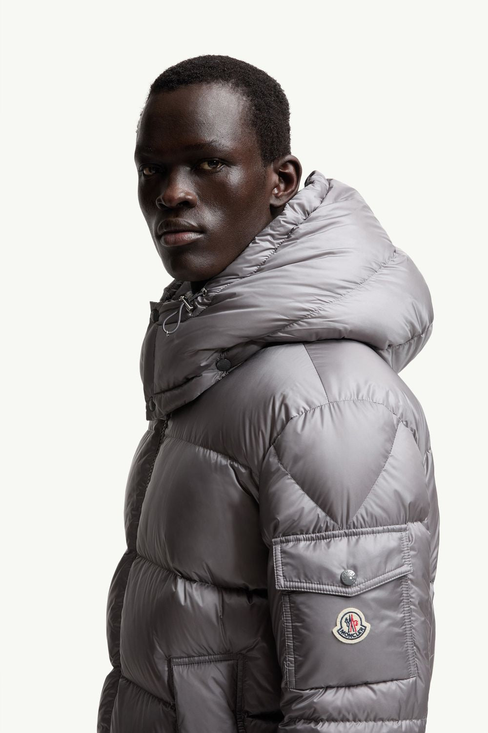 MONCLER Men's Short Mini Down Jacket with Hood