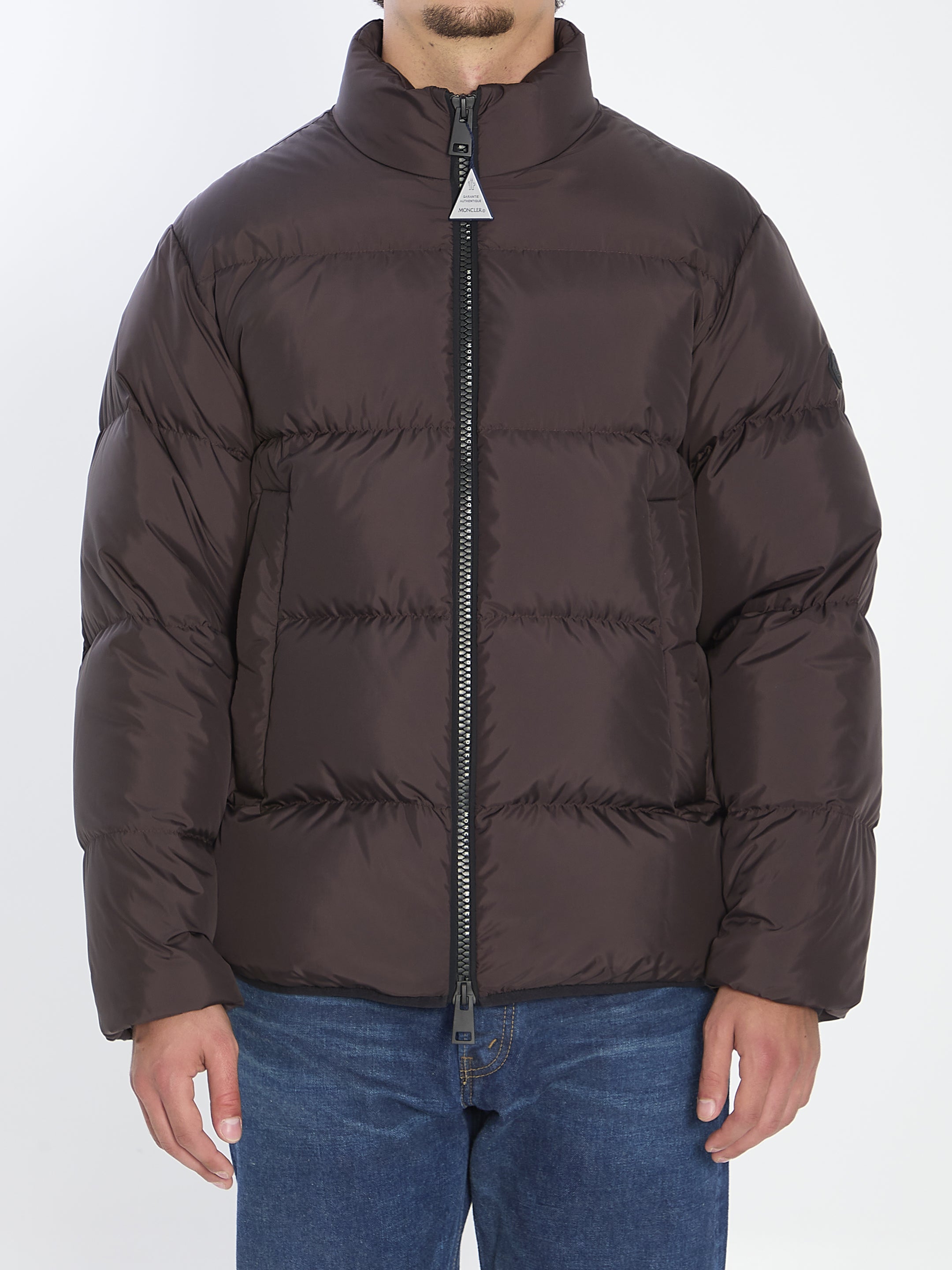 MONCLER Men's Regular Fit Puffer Jacket with Crater Collar - Size 03 US