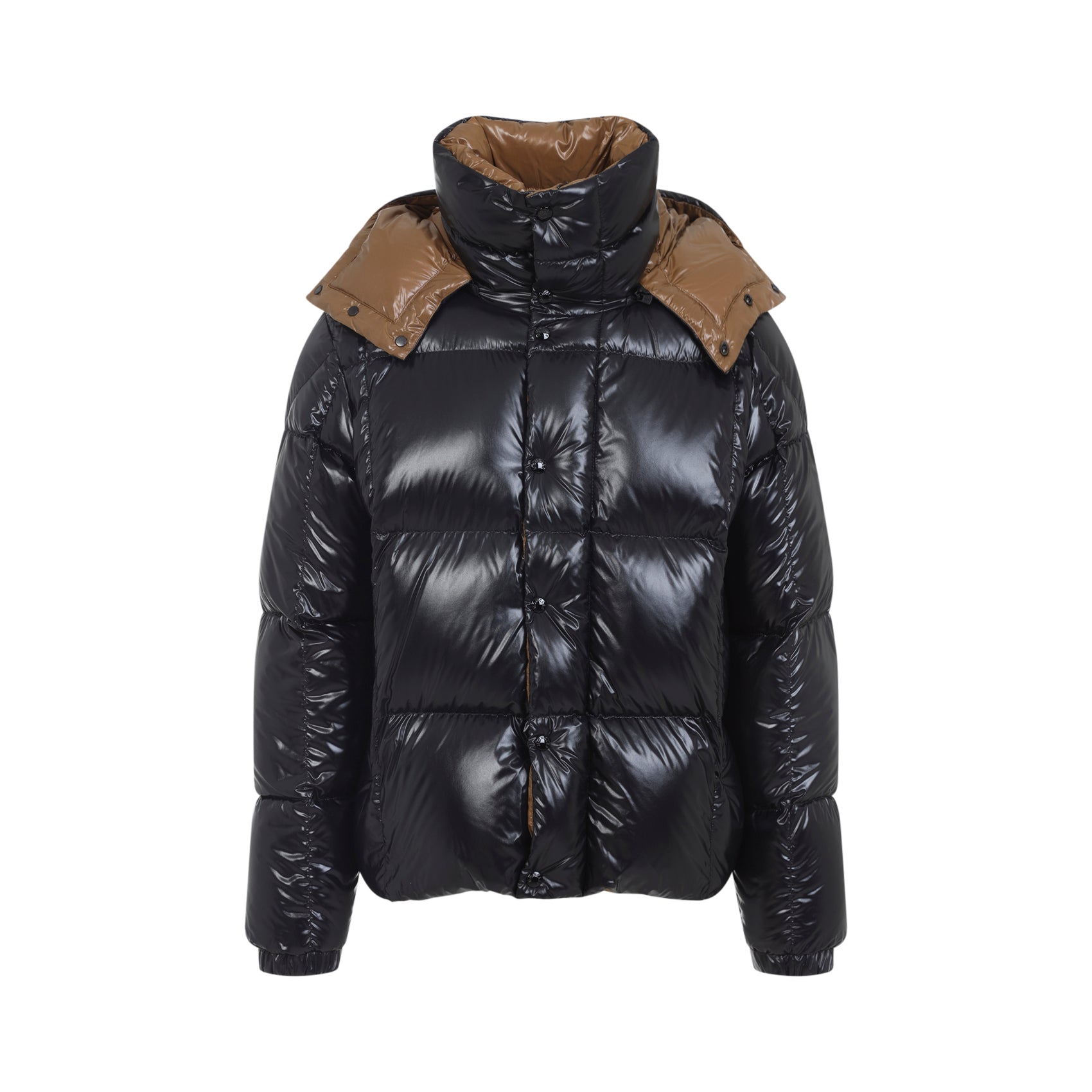 MONCLER Men's Mini Short Down Jacket with Hood